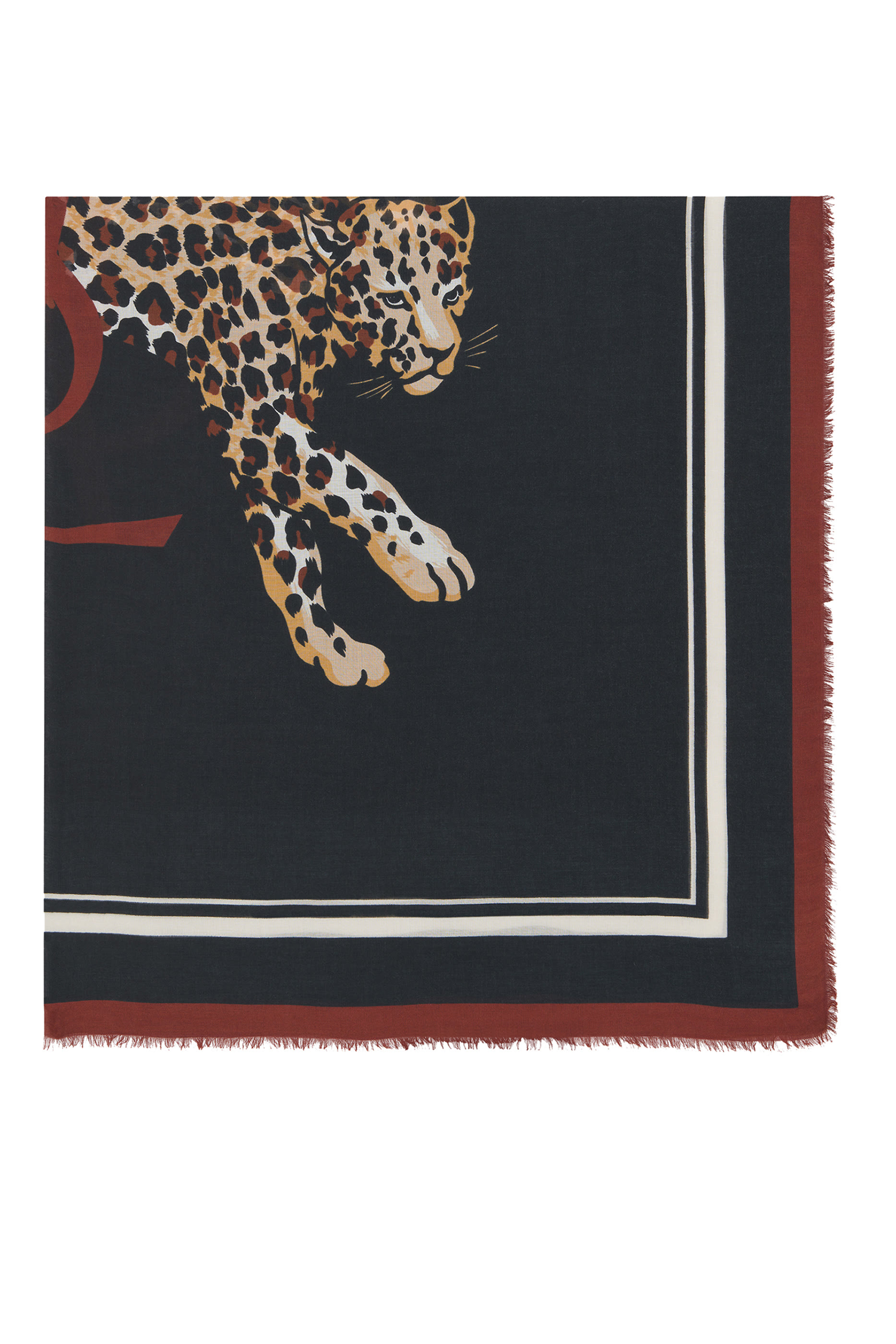 Leopard Large Square Scarf