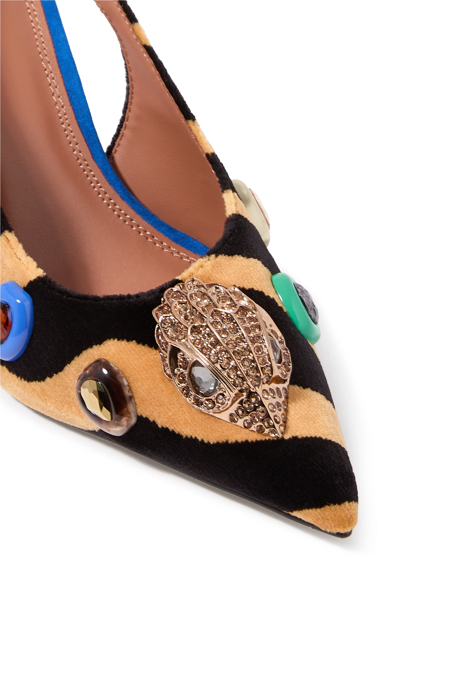 Loulou Eagle Slingback Sandals