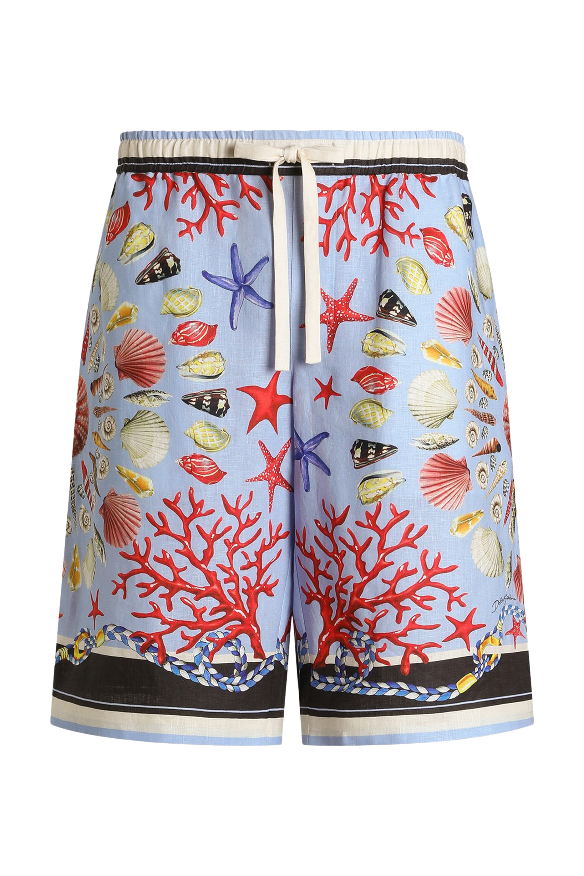 Shell Linen Canvas Shorts