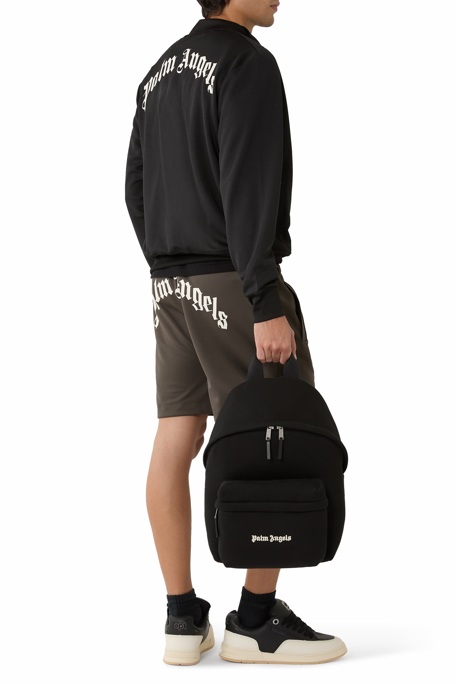 Back Curved Logo Track Jacket