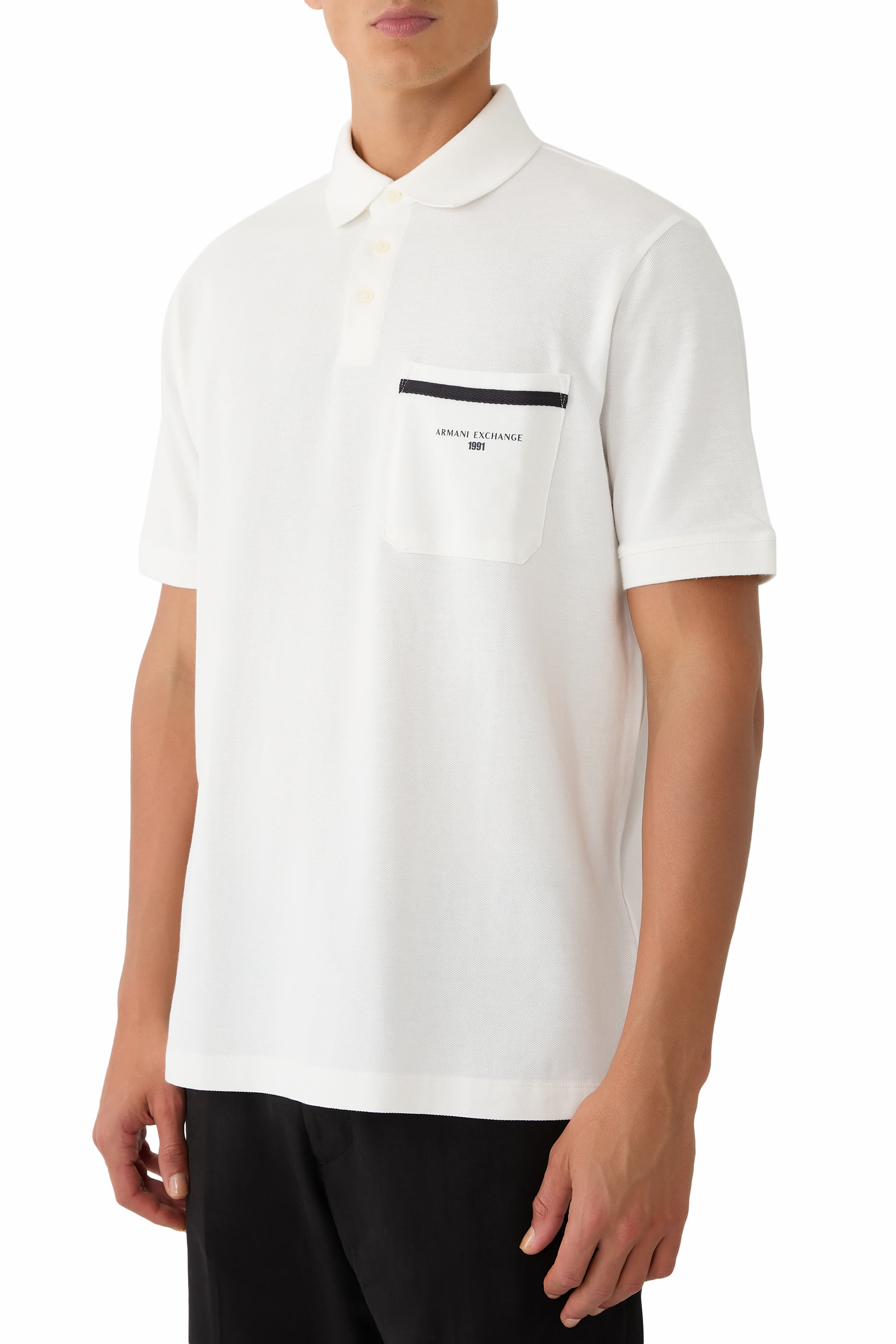Marina Logo Side Pocket Polo Shirt