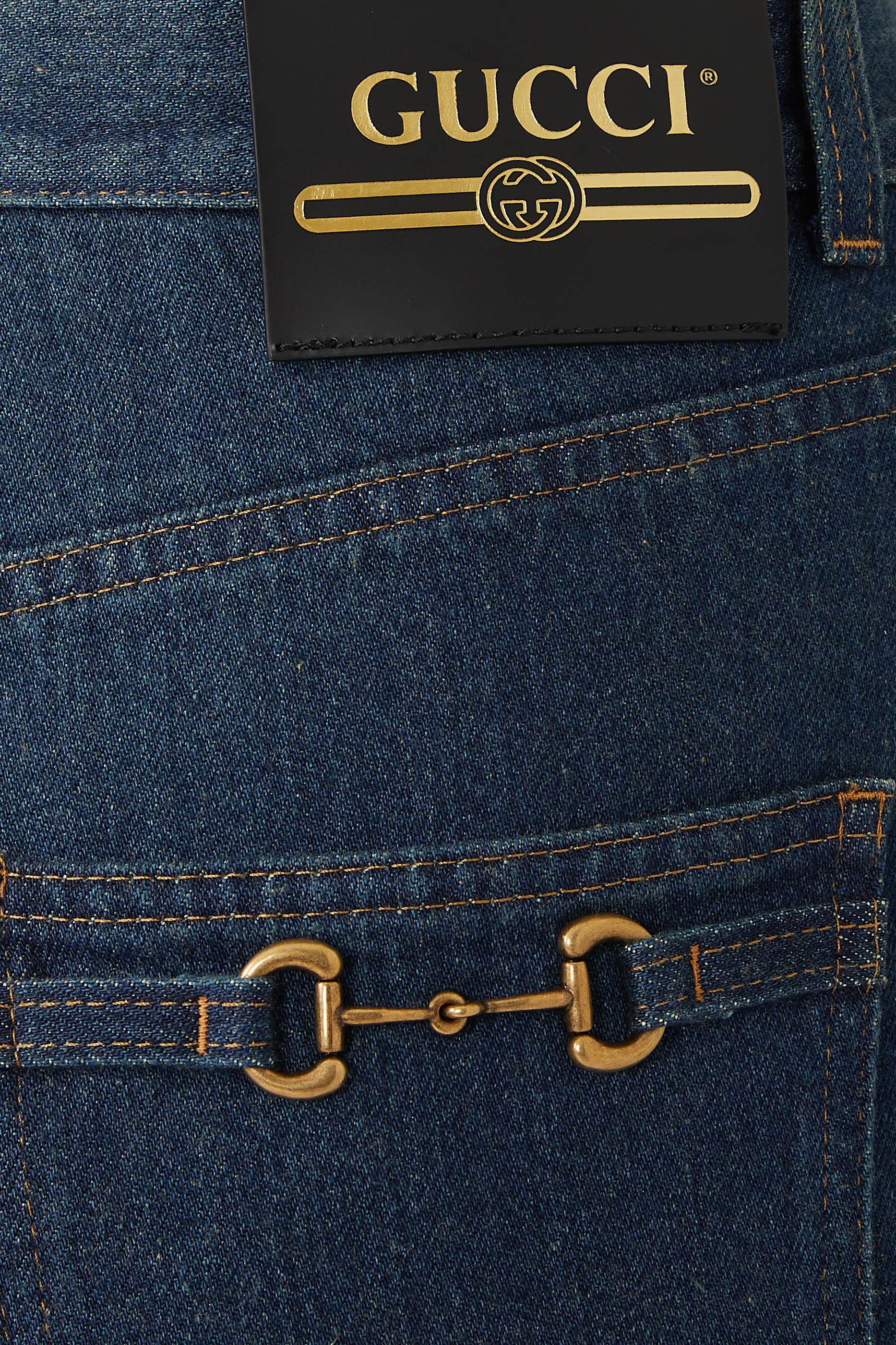 Horse-bit Logo Jeans