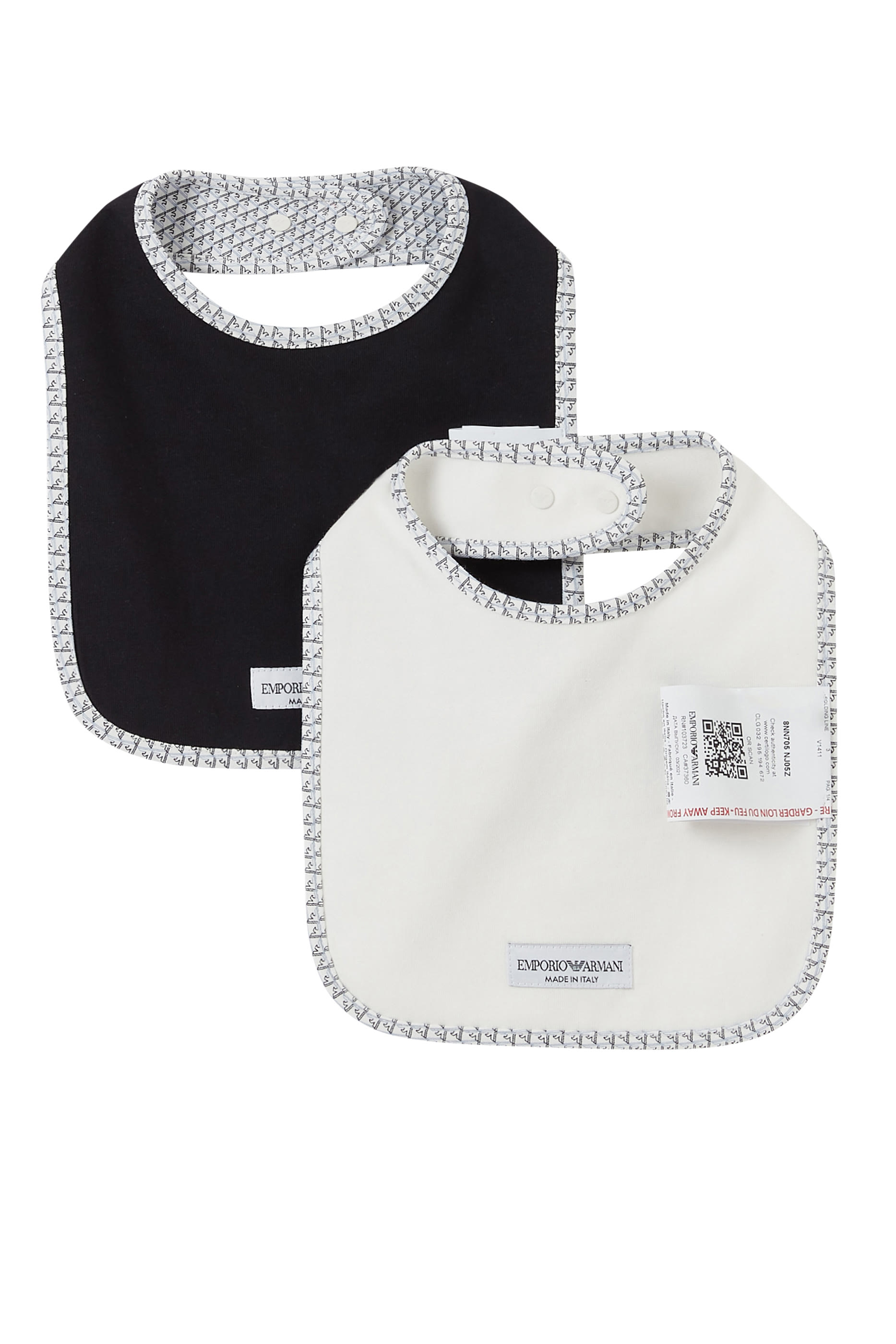 Kids EA Micro Eagle Logo Bib, Set Of Two