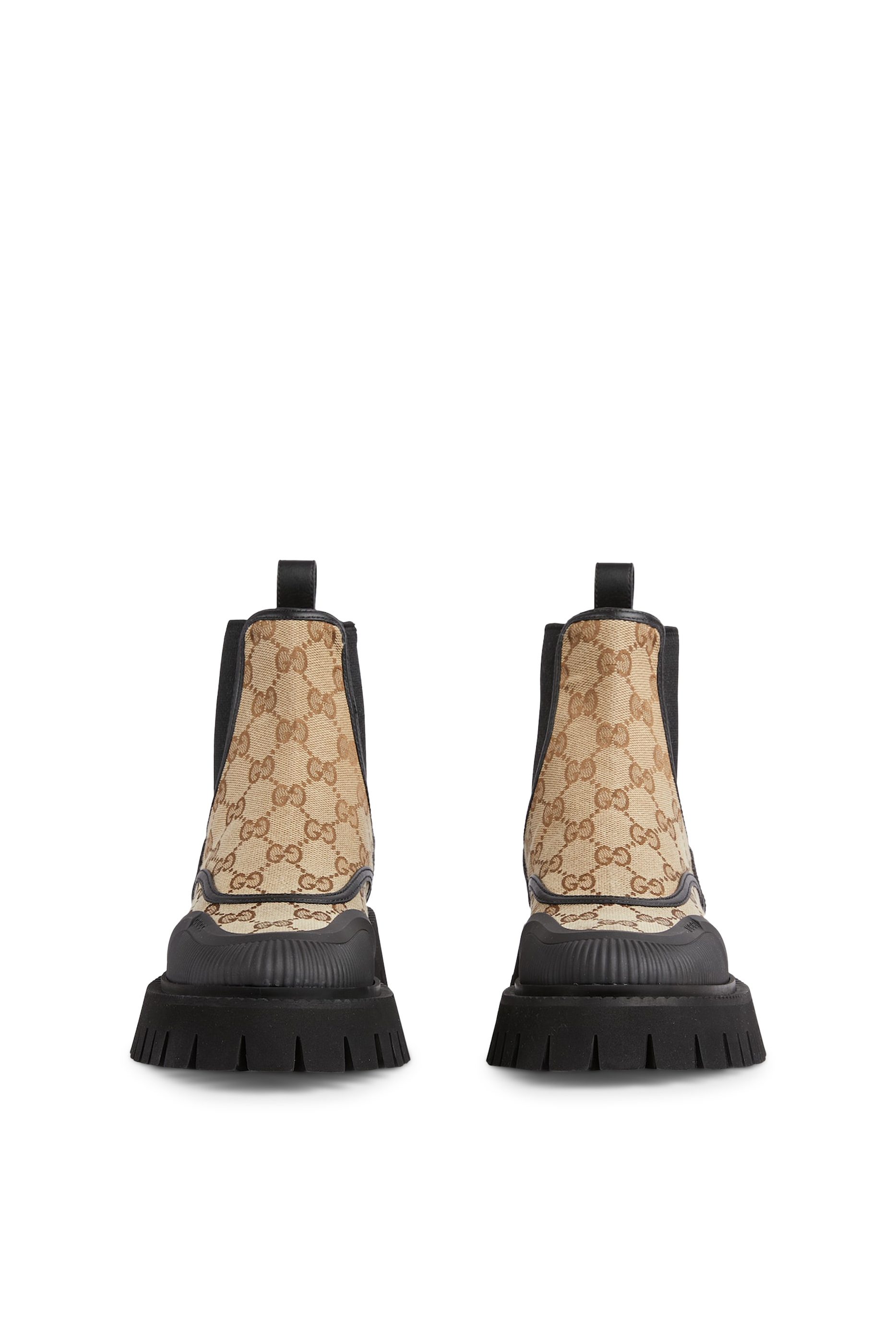 GG Canvas Ankle Boots