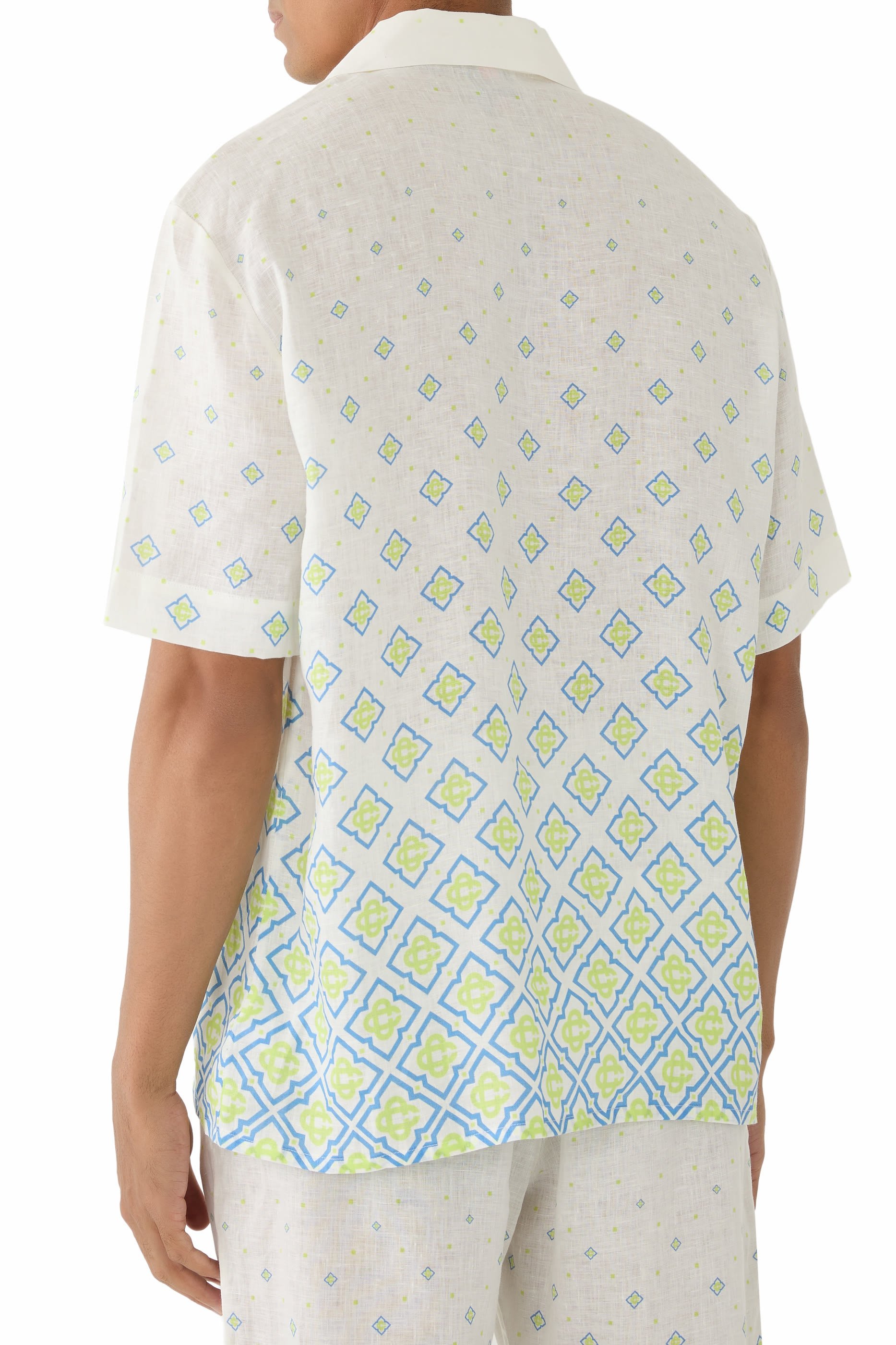 Degrade Monogram Linen Shirt