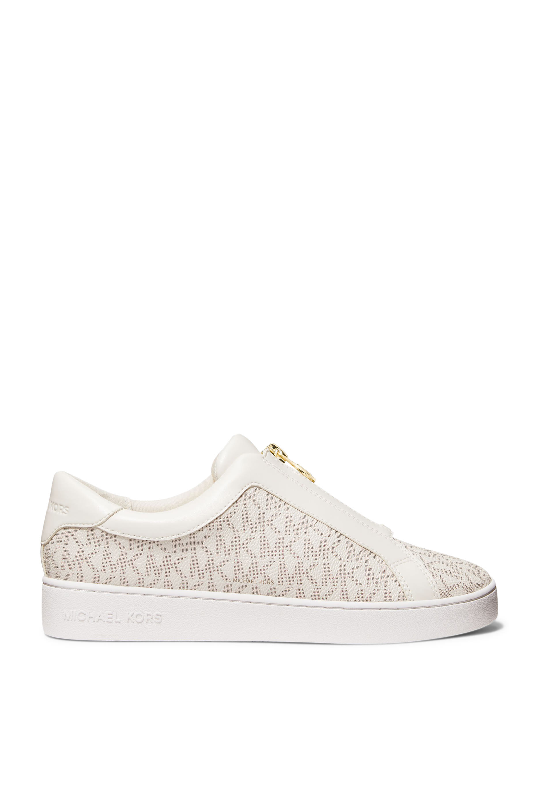 Keaton Signature Logo Zip-Up Sneakers