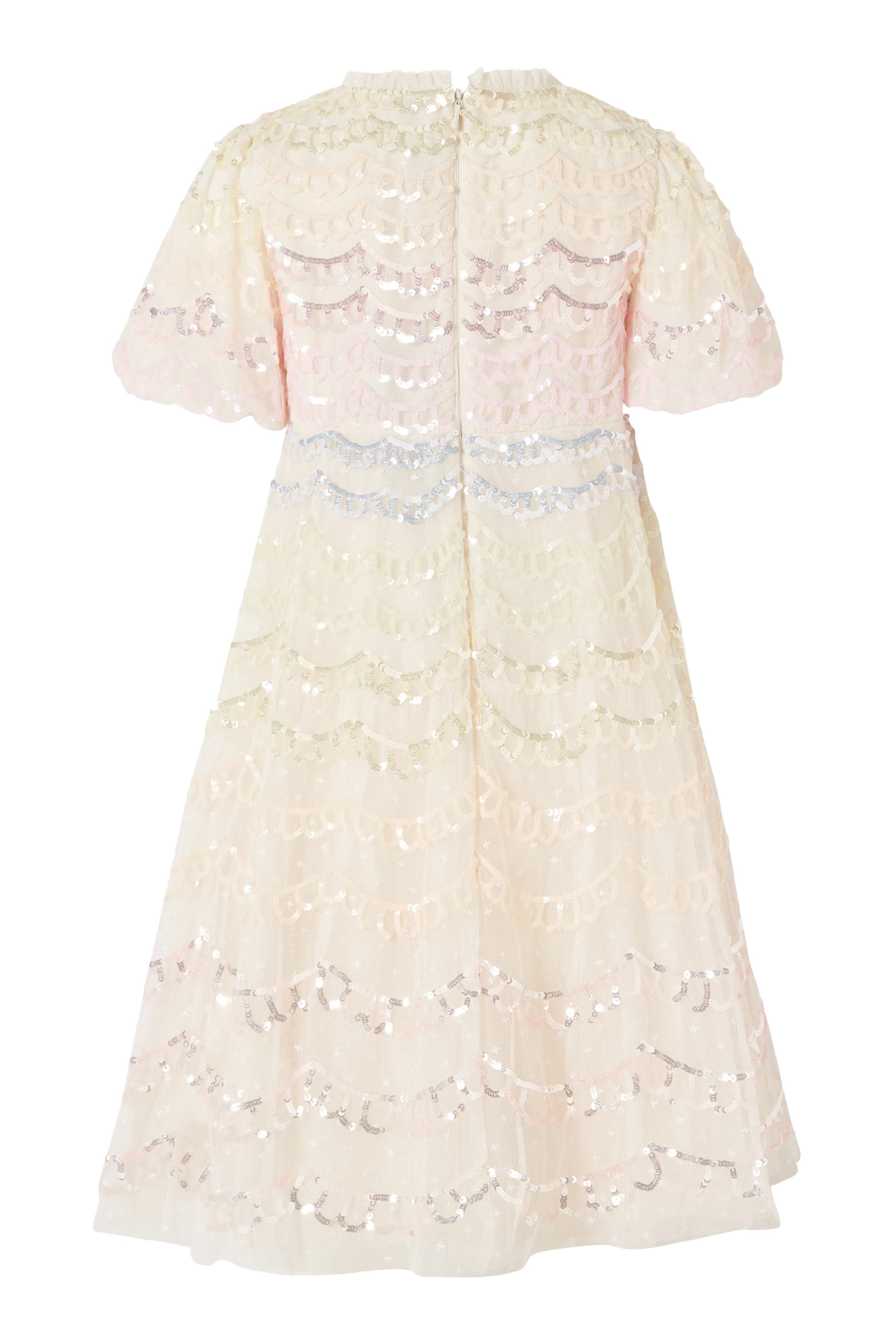 Kids Ombre Scallop Dress