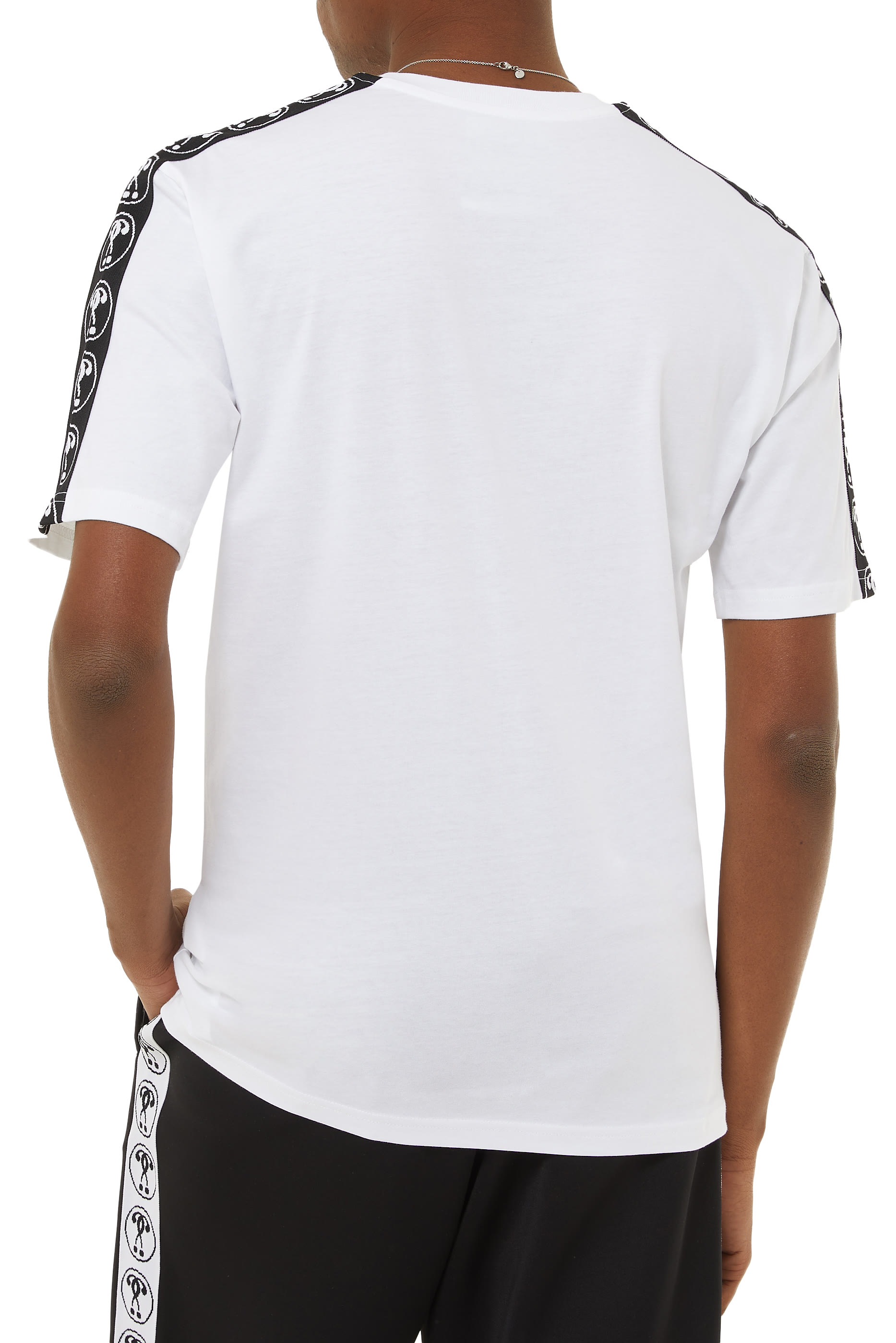 Moschino Logo Tape Crewneck T-Shirt