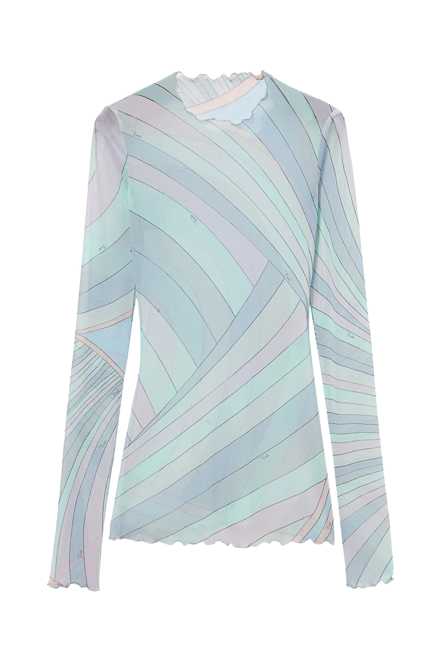 Tulle Long Sleeves T-Shirt