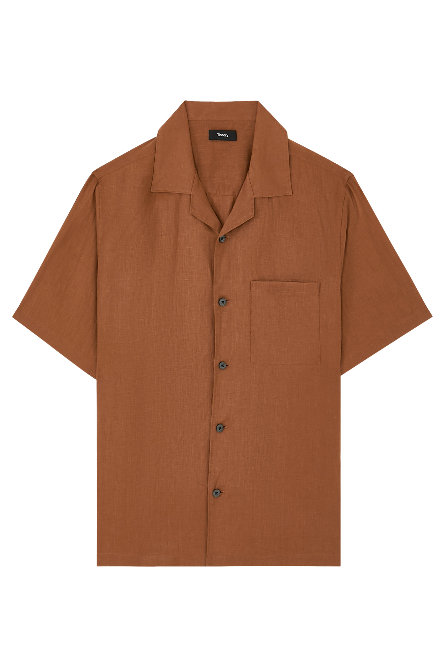 Noll Short-Sleeve Shirt in Relaxed Linen