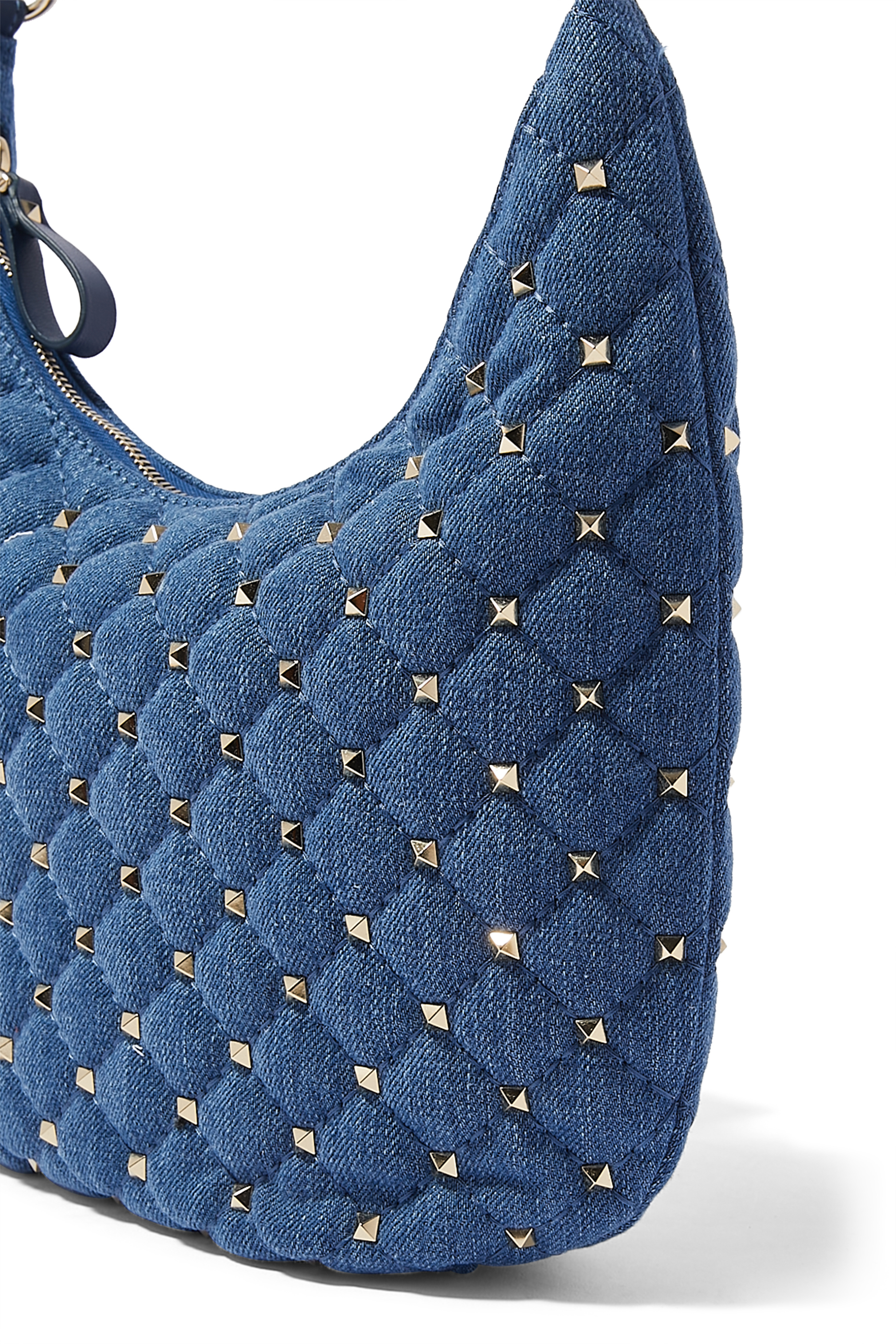 Rockstud Spike Small Hobo Bag