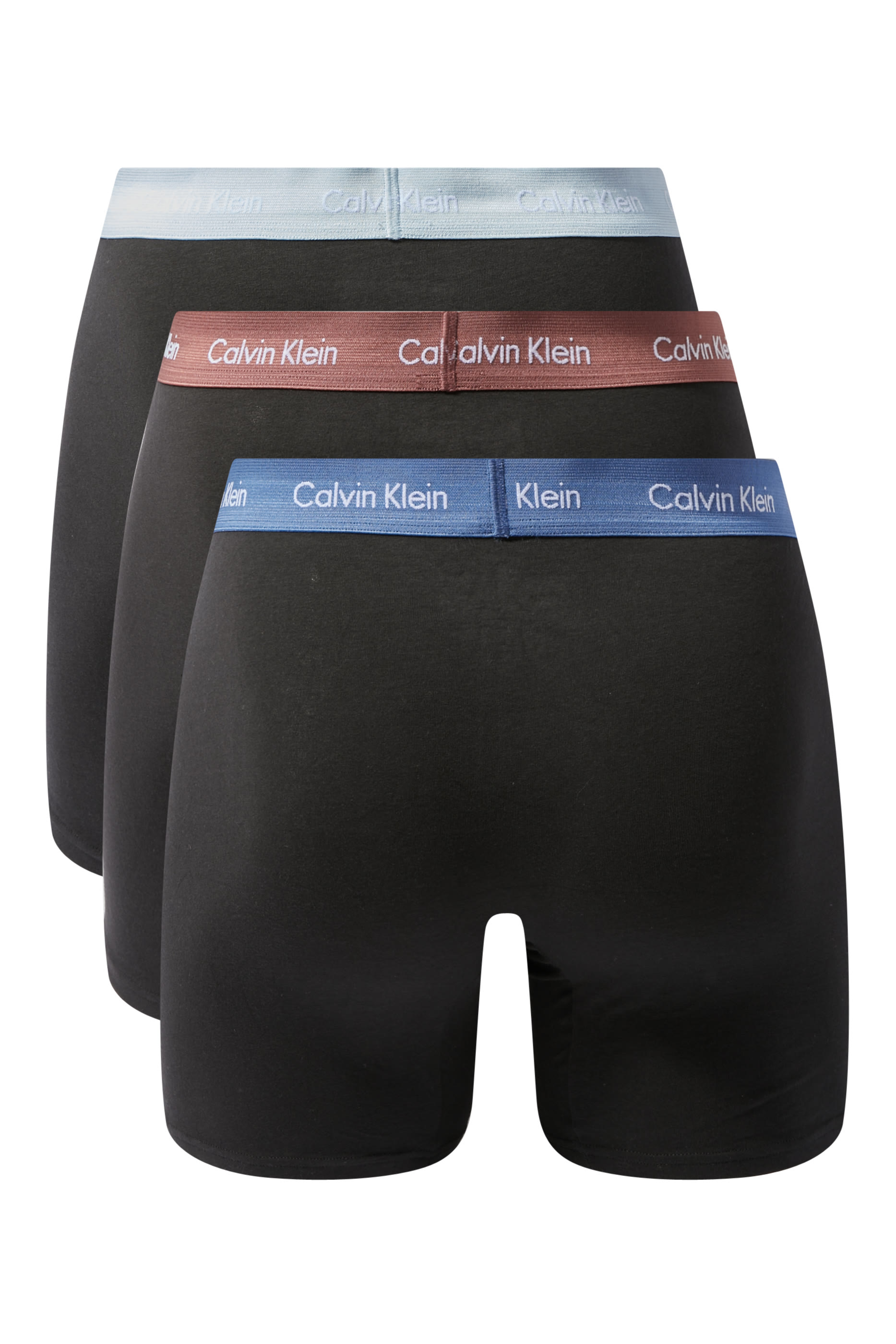 Cotton Stretch Boxer Briefs, Set of 3