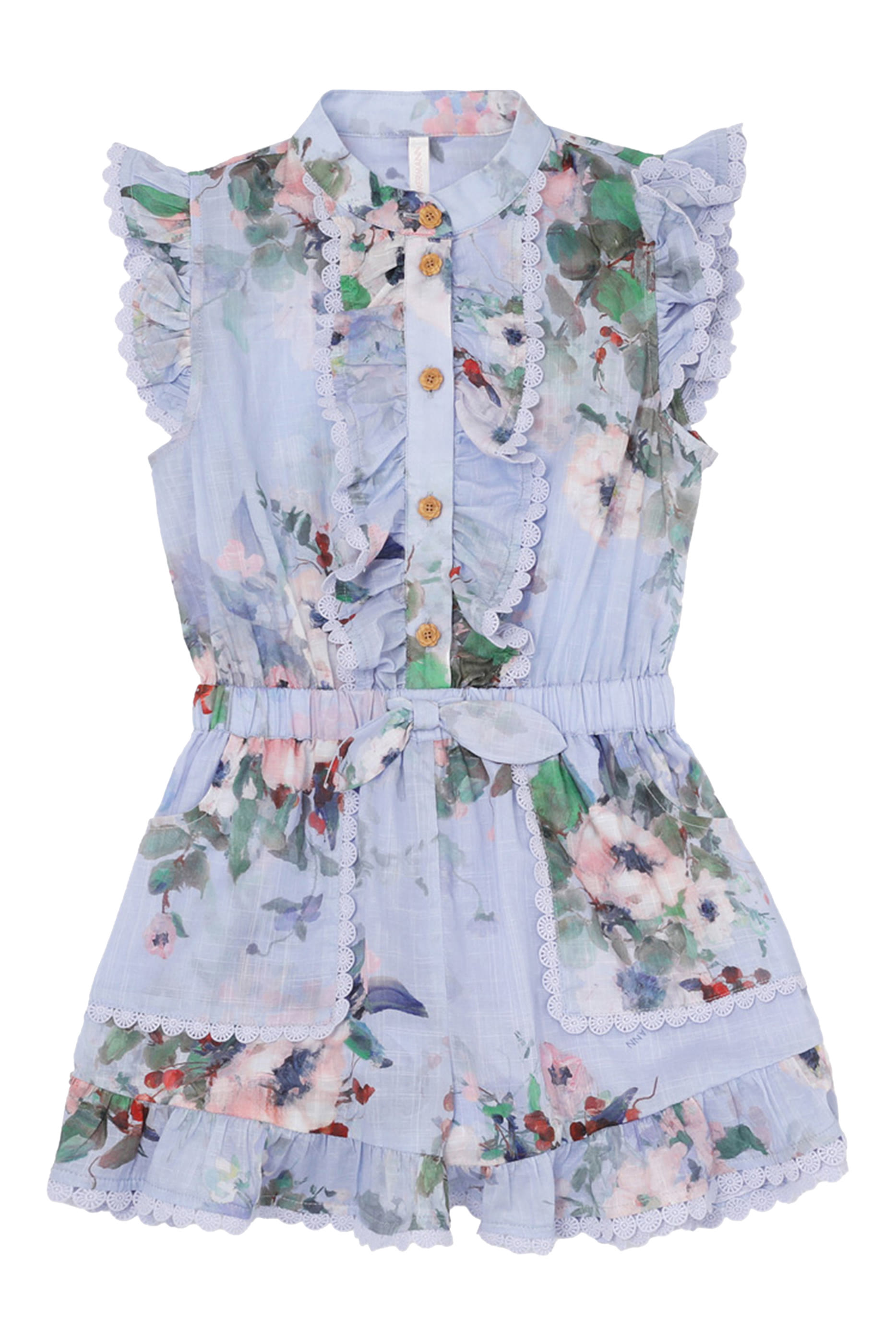 Kids Everley Frill Playsuit