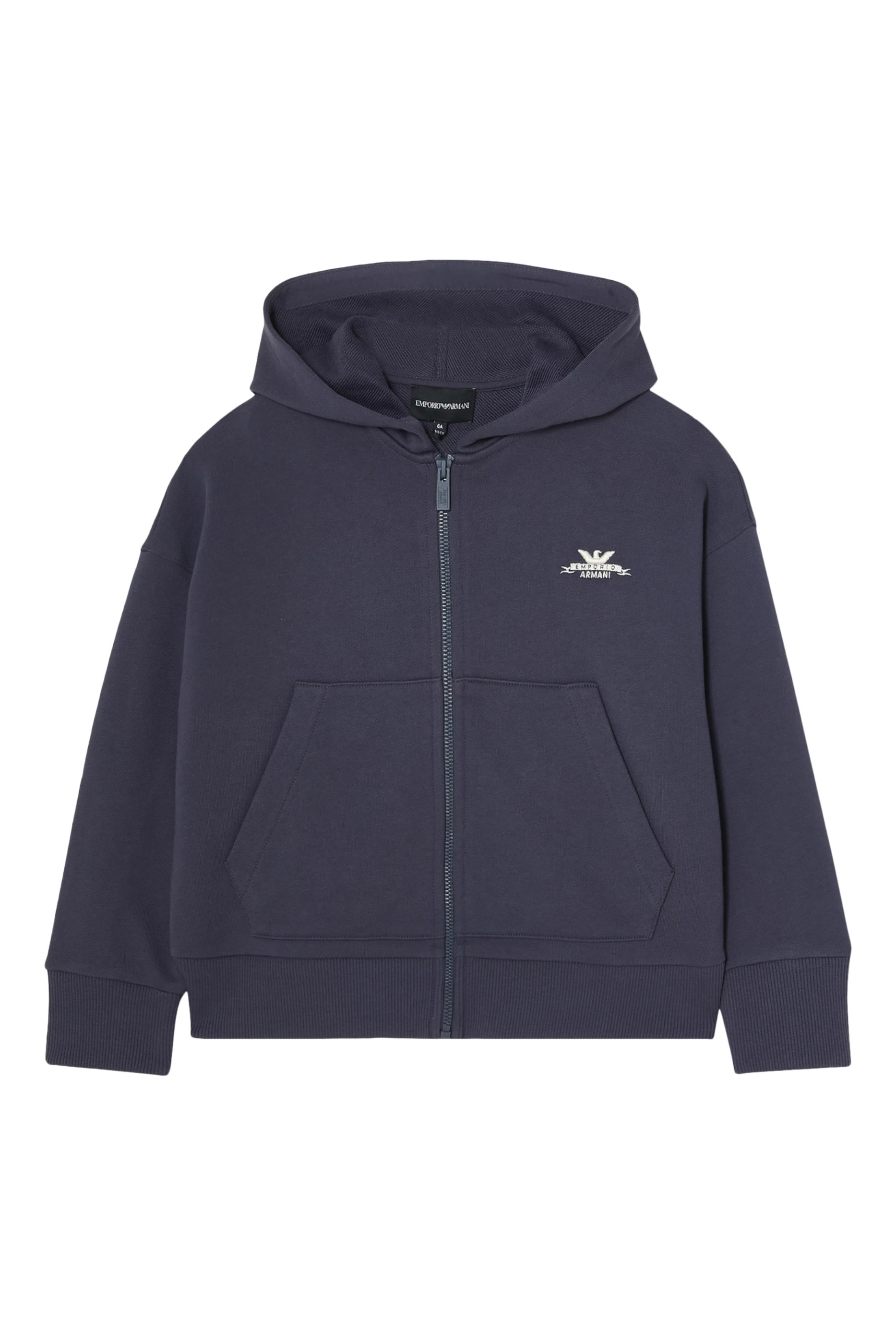 Kids Logo Full-Length Zip Hoodie