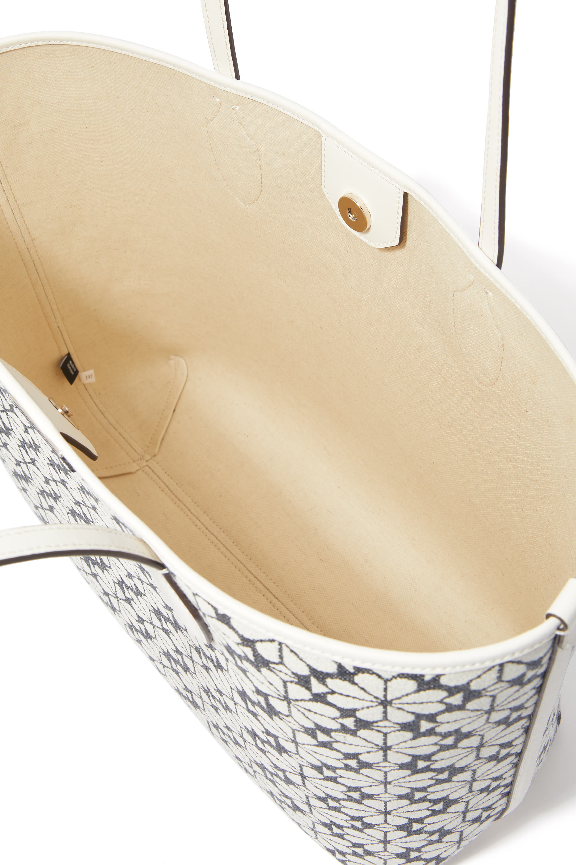 Spade Flower Coated Canvas Large Tote