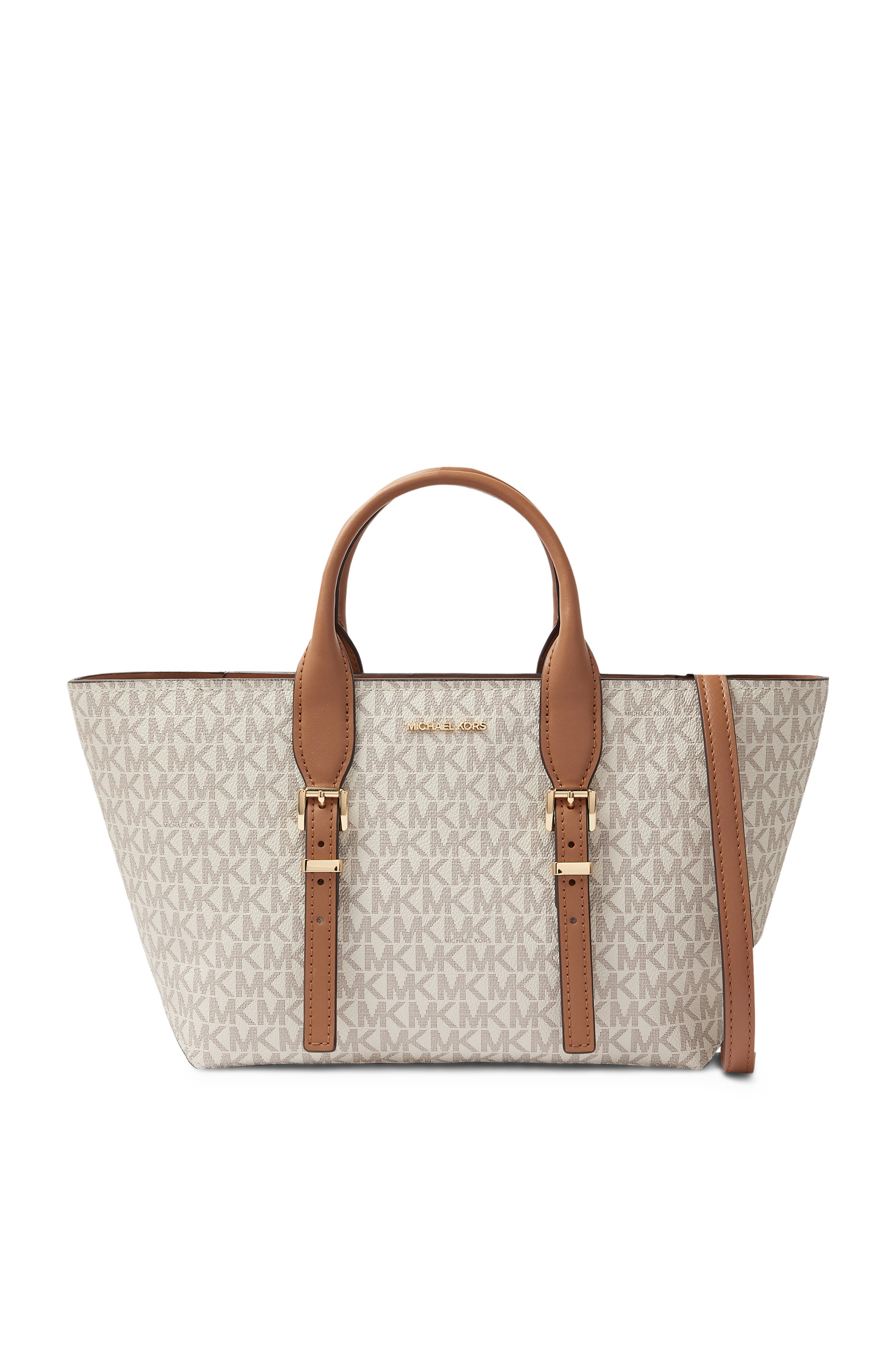 Small Moore Logo Coated Canvas Tote Bag