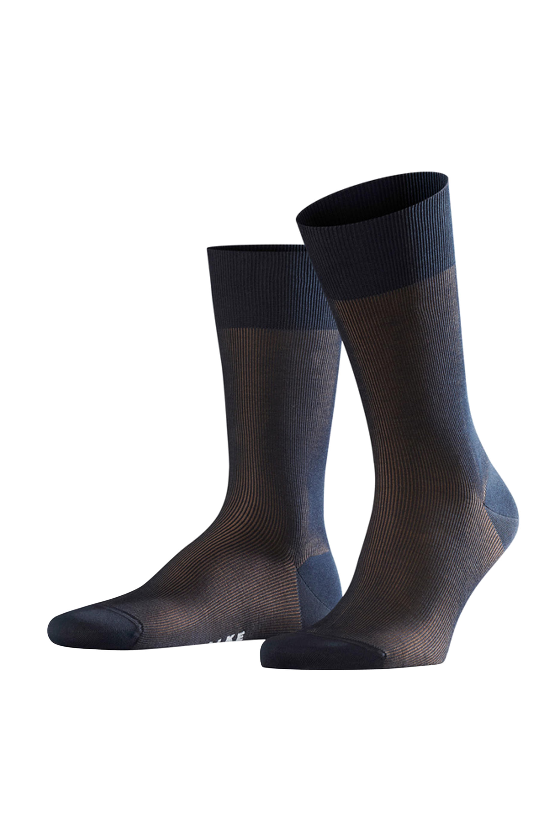 Fine Shadow Wool Socks