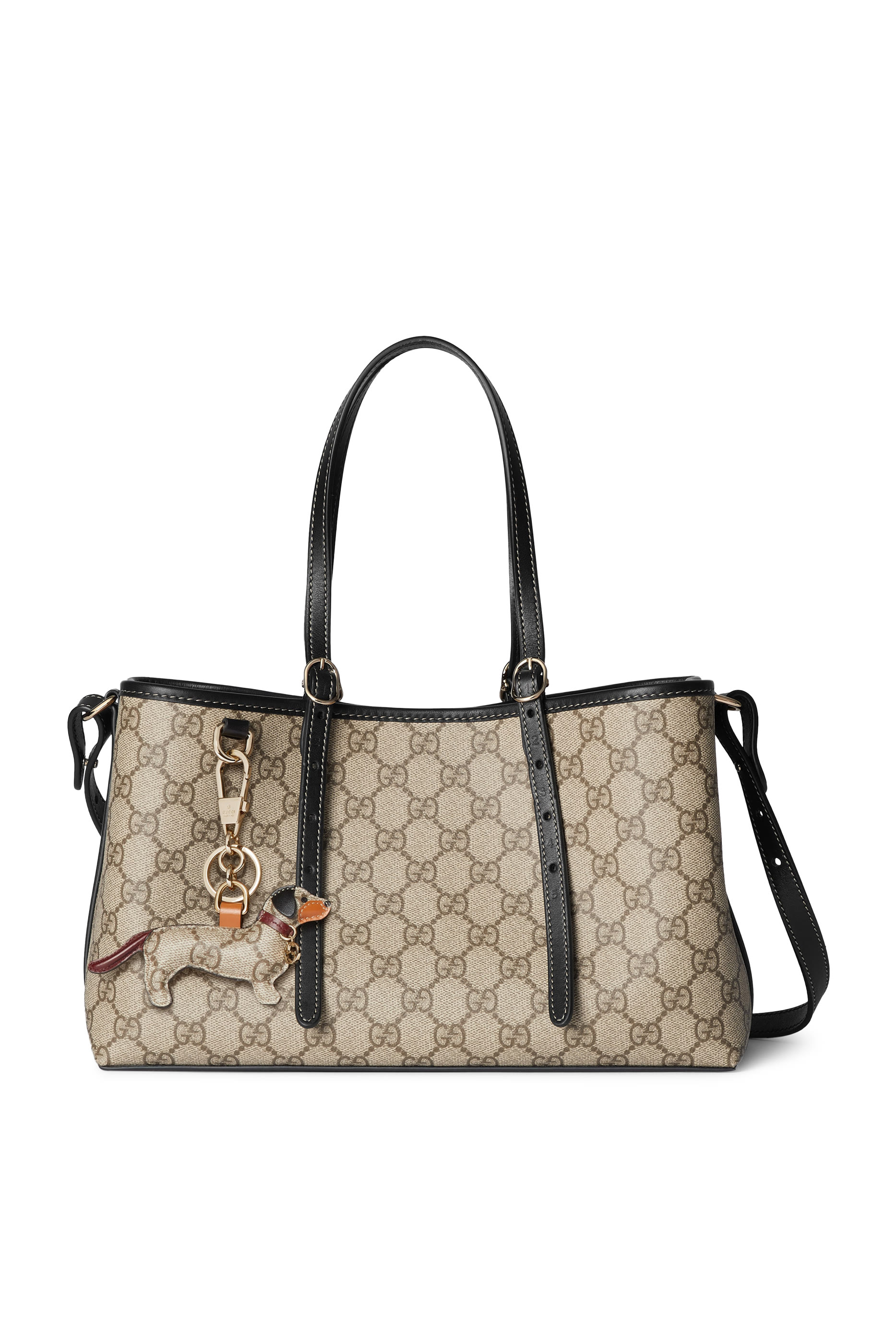 GG Emblem Small Tote Bag