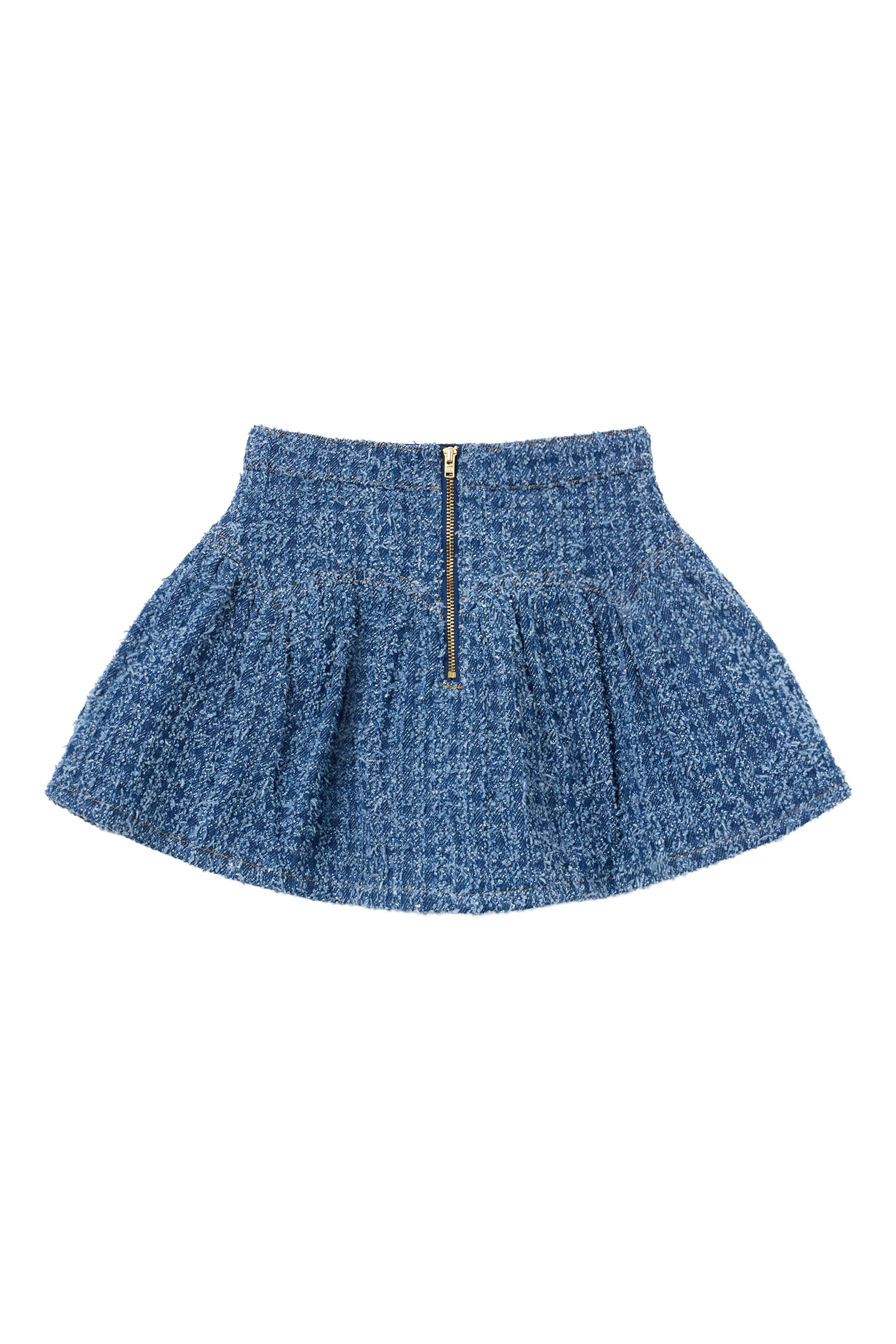 Kids Textured Denim Skirt