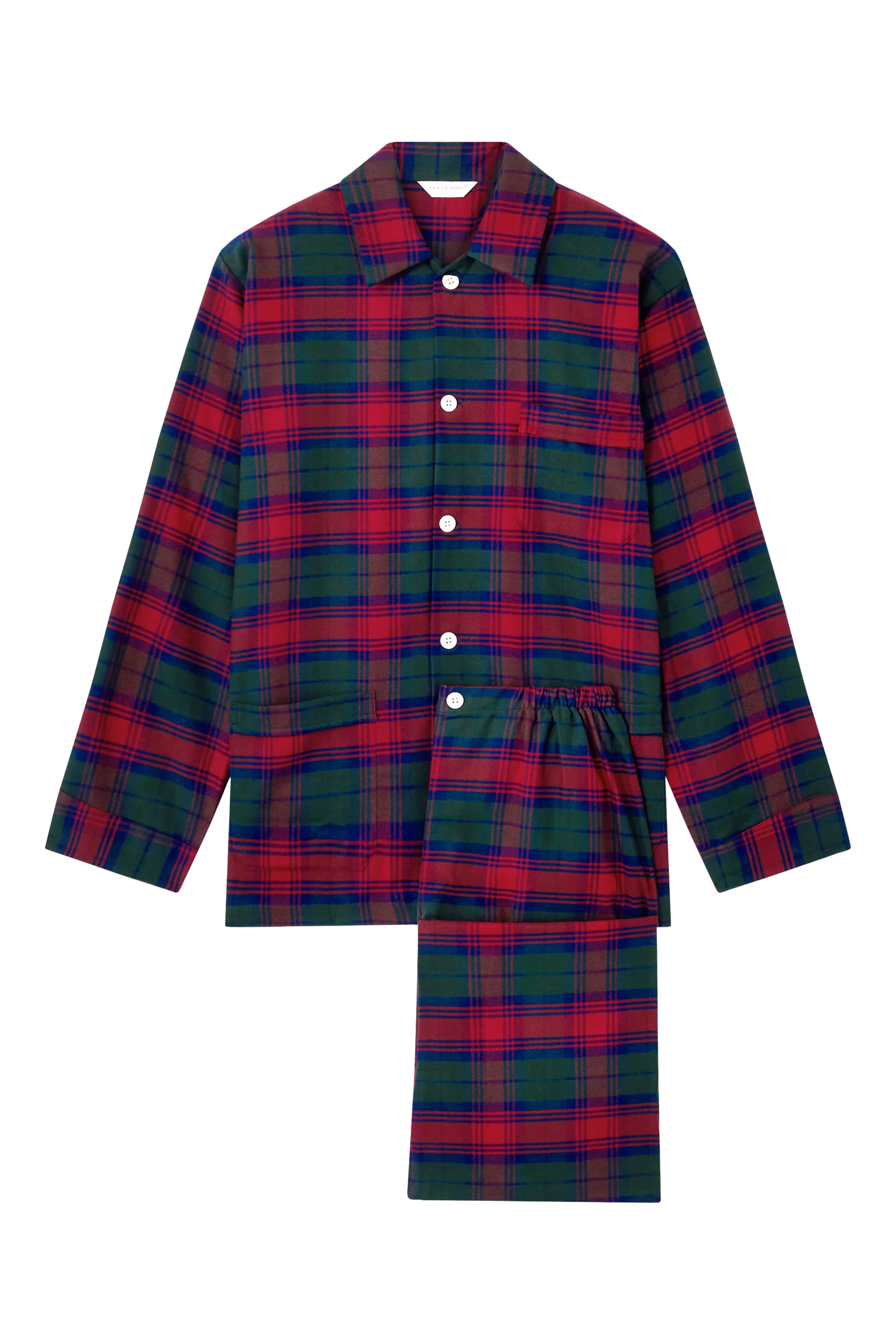 Kelburn Brushed Cotton Classic-Fit Pajamas