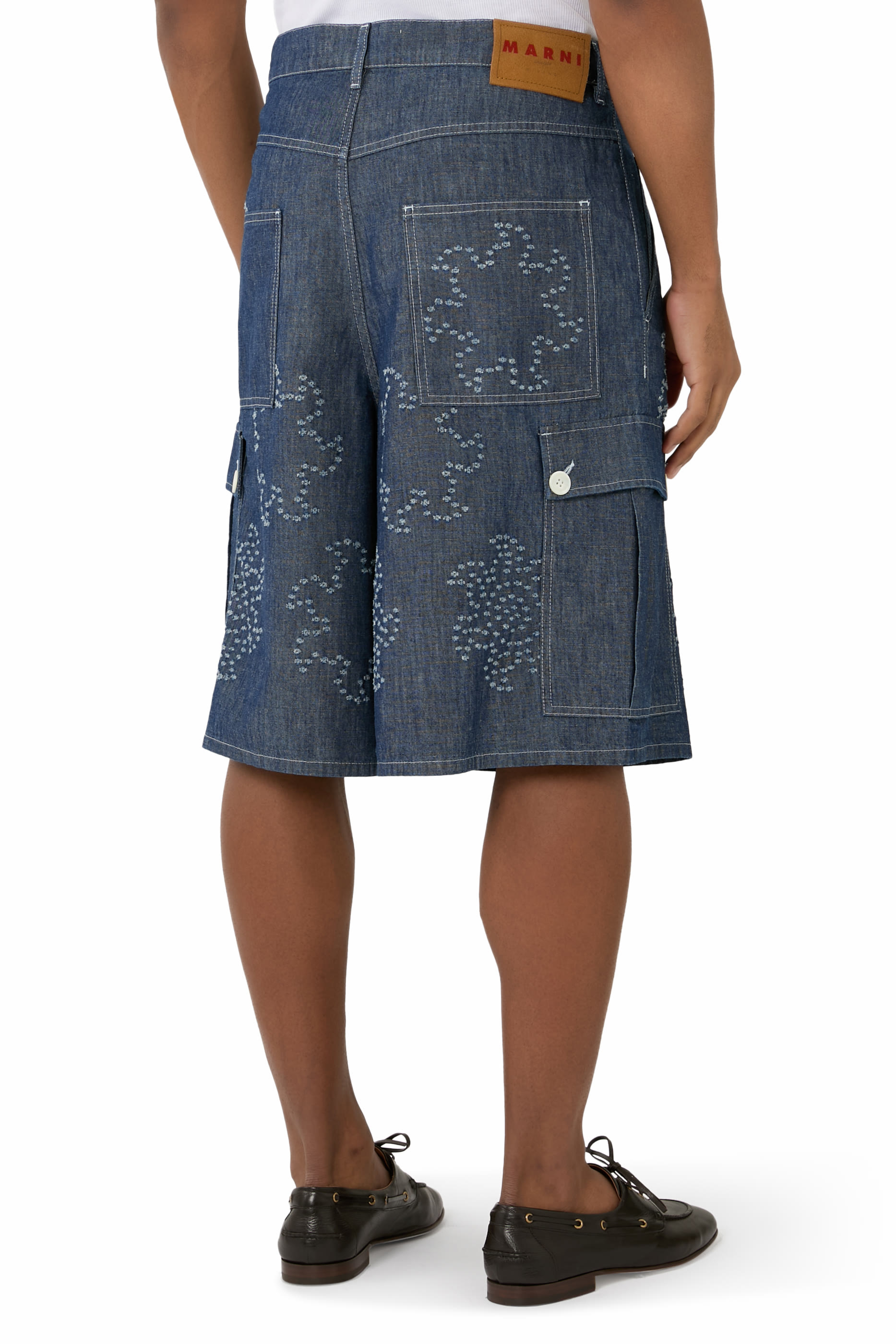 Logo Embroidered Shorts