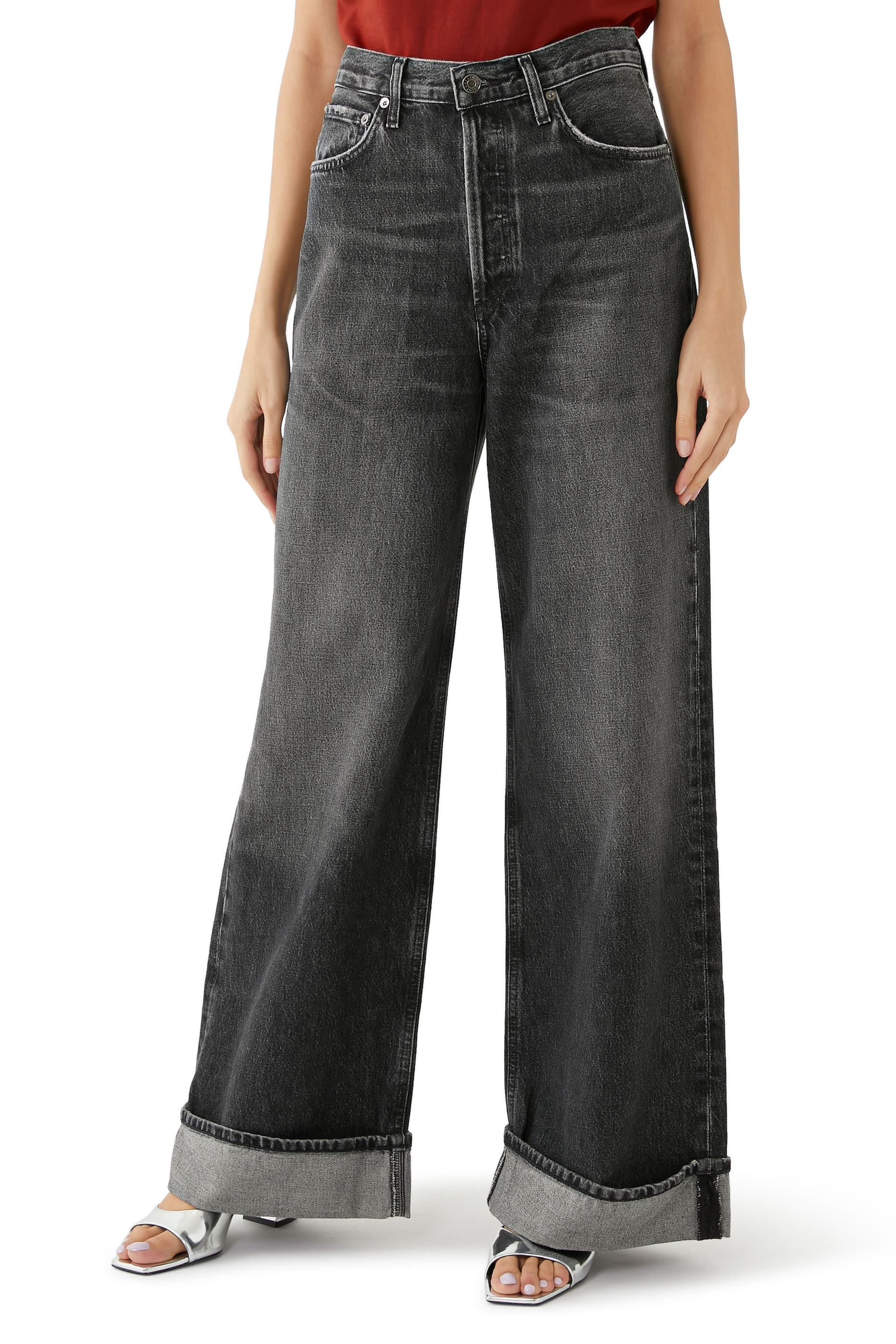 Dame High-Rise Wide-Leg Pants