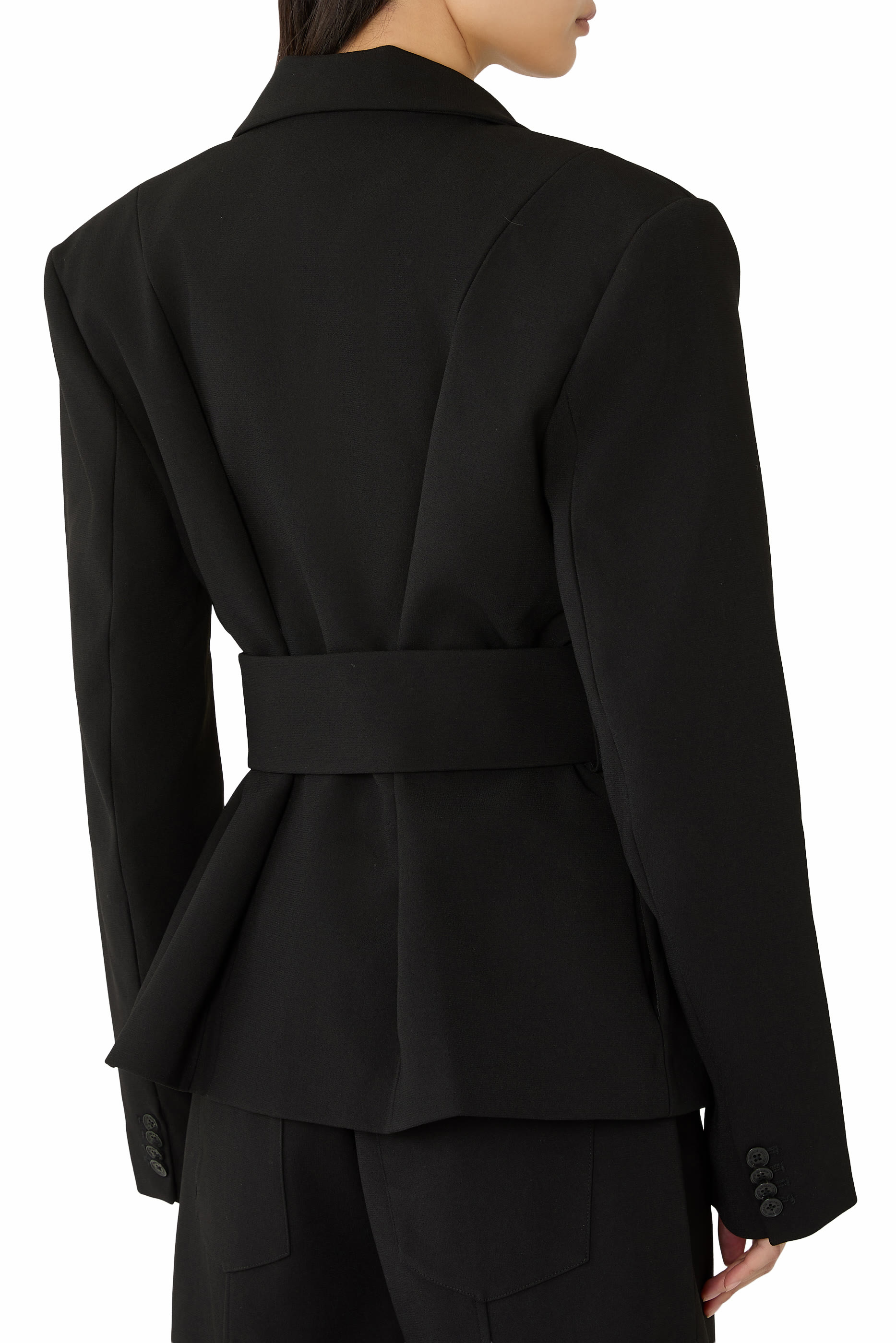  Suiting Belted Blazer 
