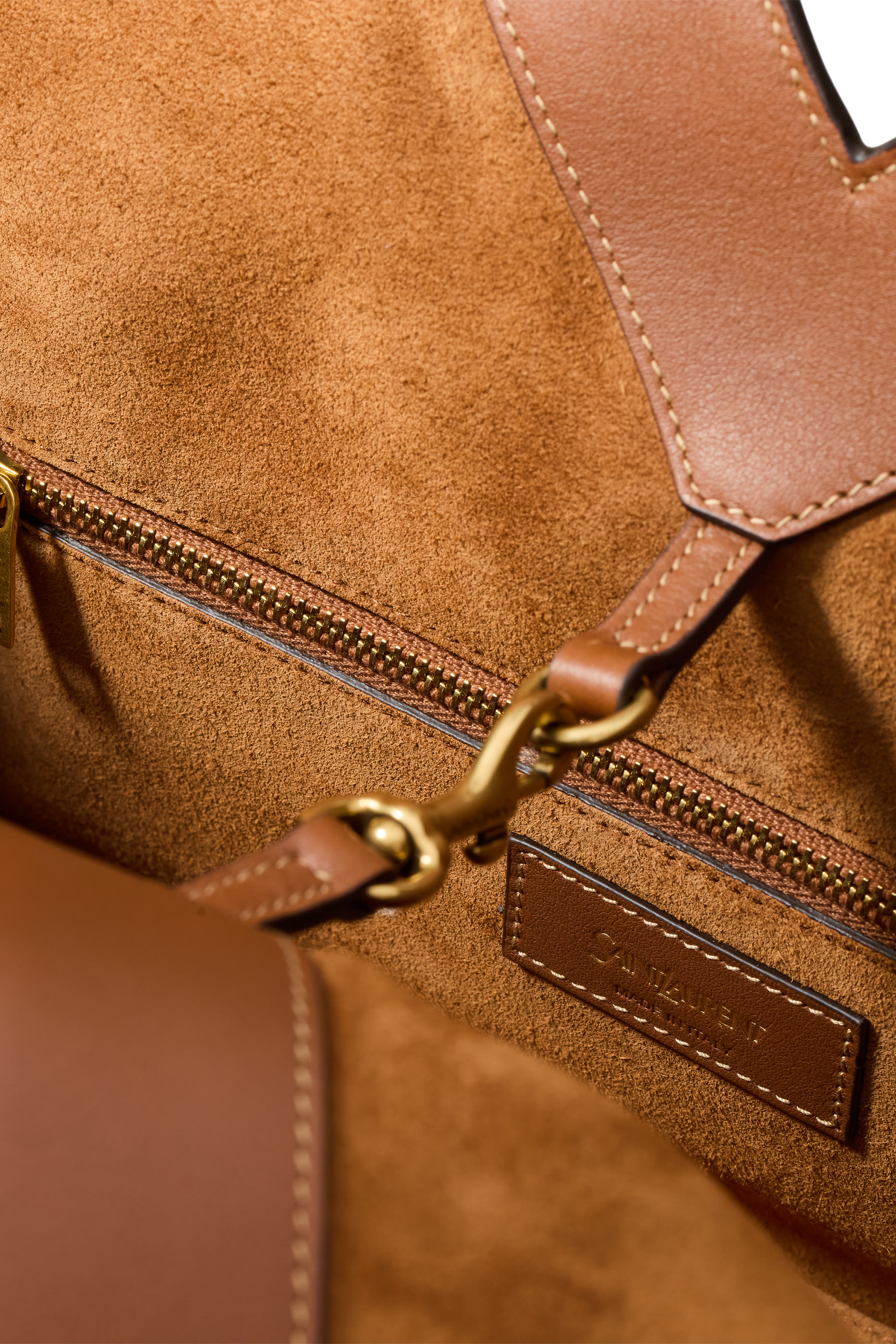 Y Small Leather Tote Bag