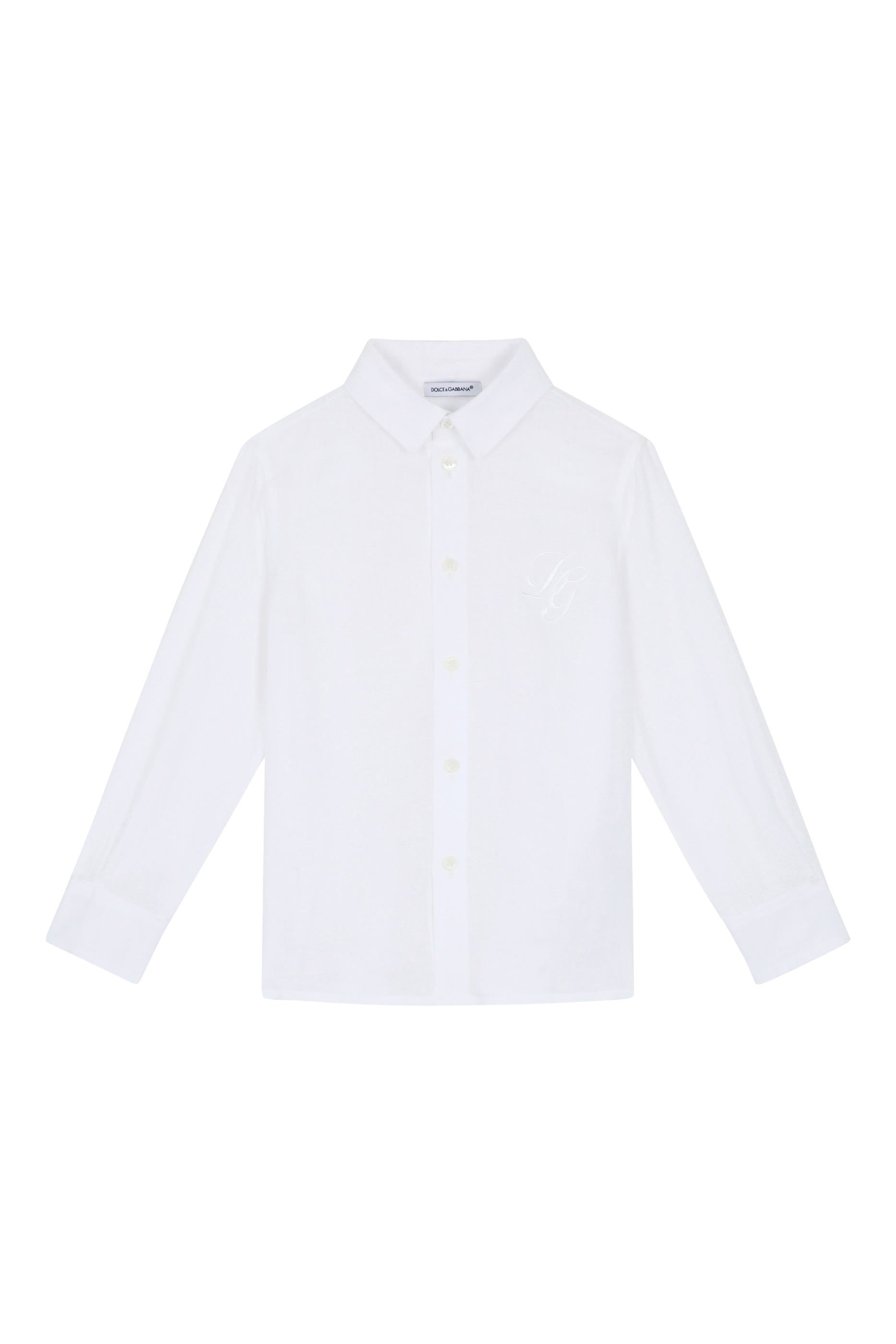 Kids Linen Shirt with DG Embroidery