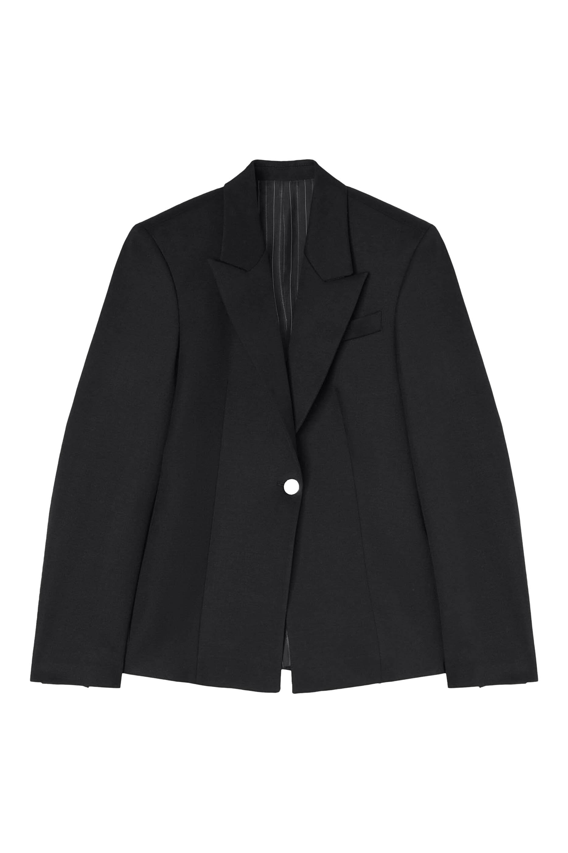 Glen Single Button Blazer