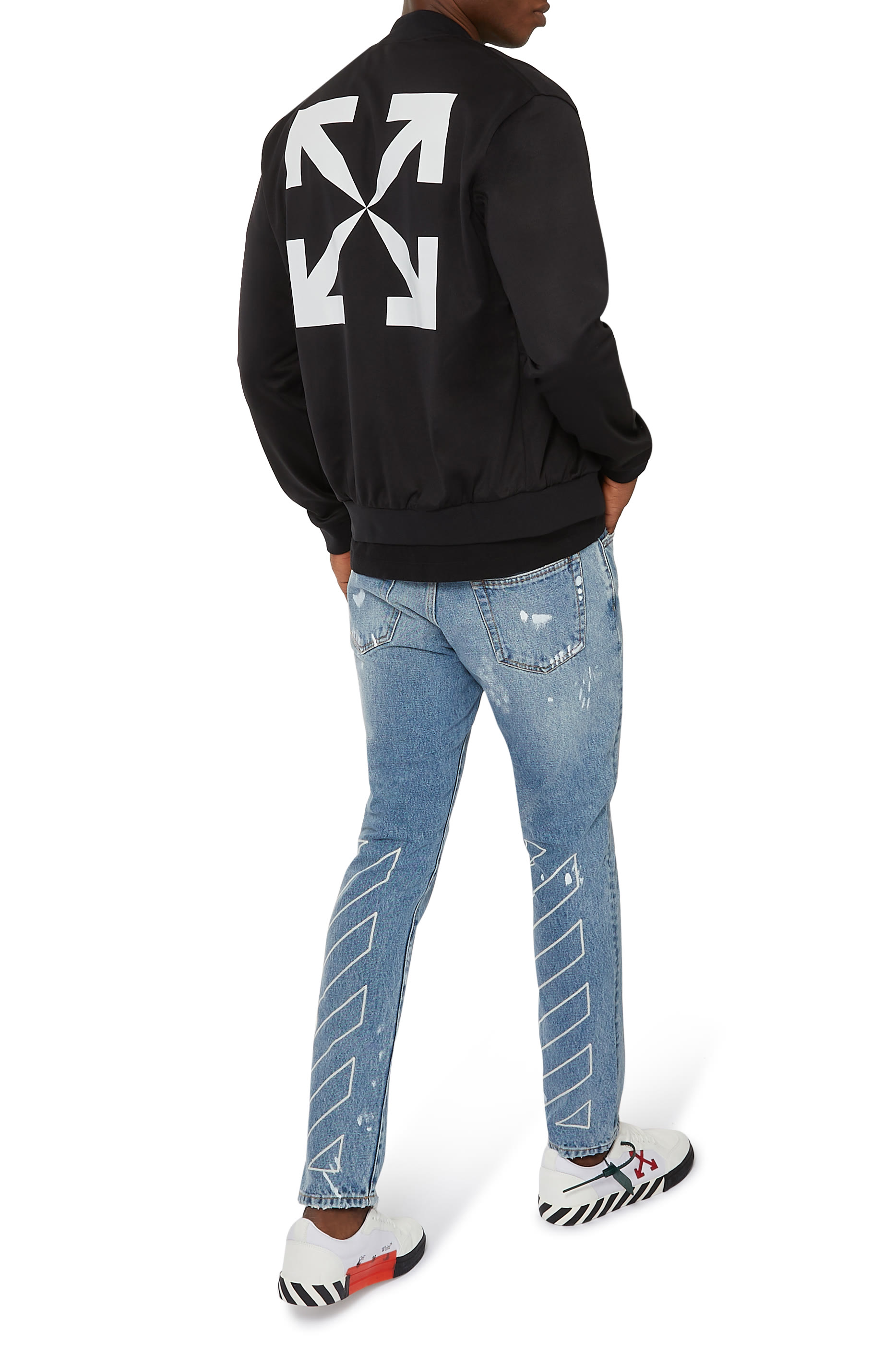 Single Arrow Slim Track Top