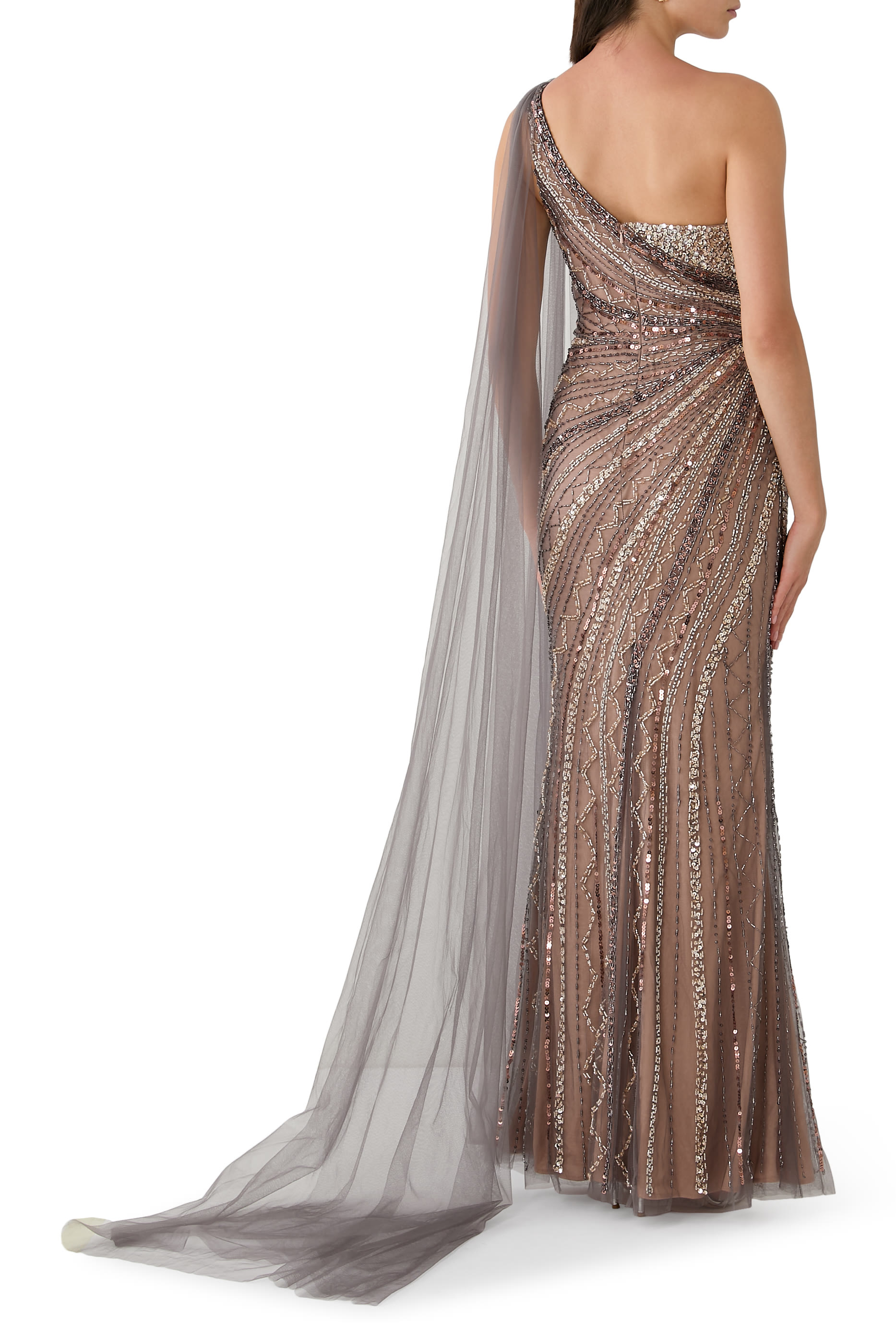 Sequined Evening Dress