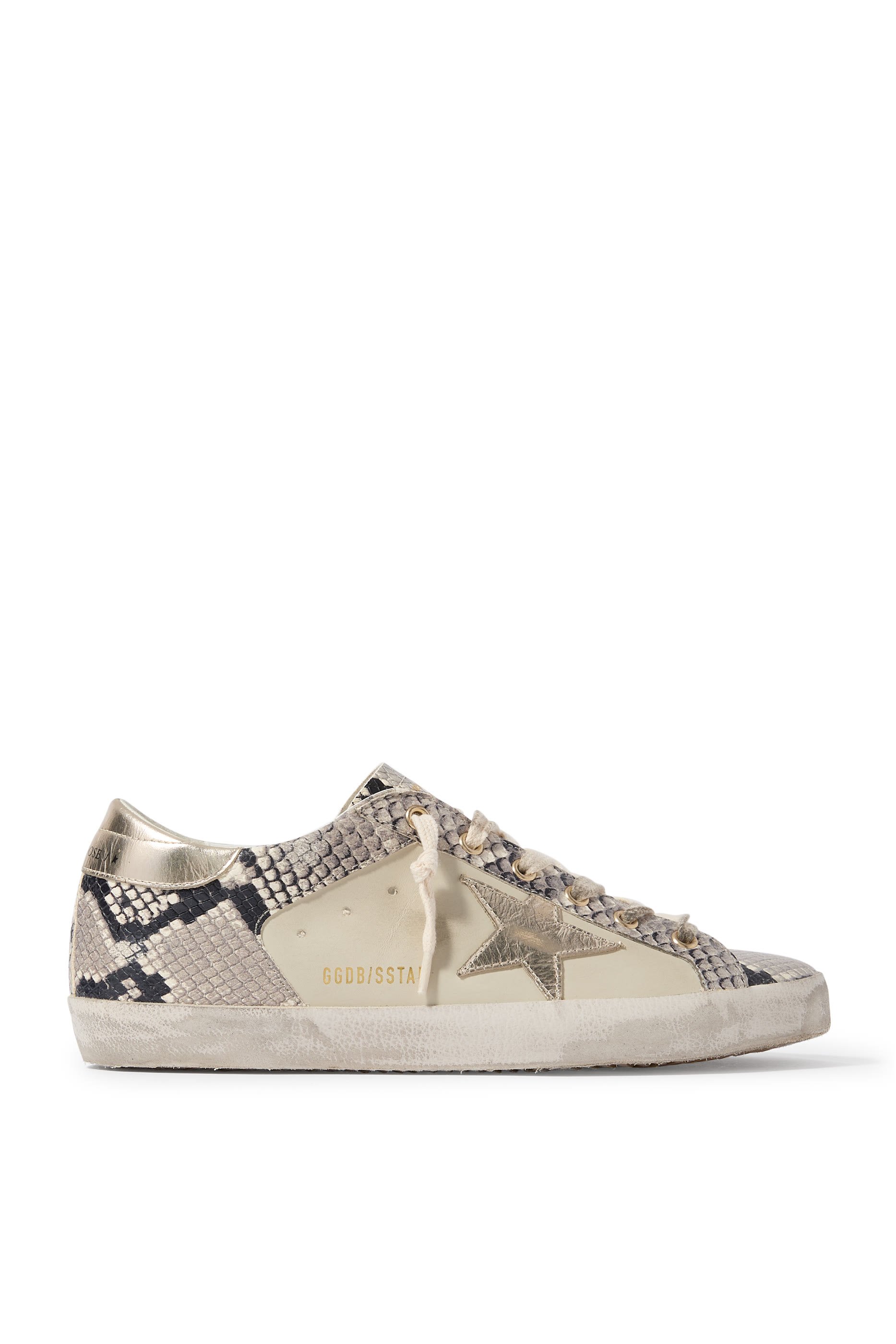 Super Star Python Print Sneakers