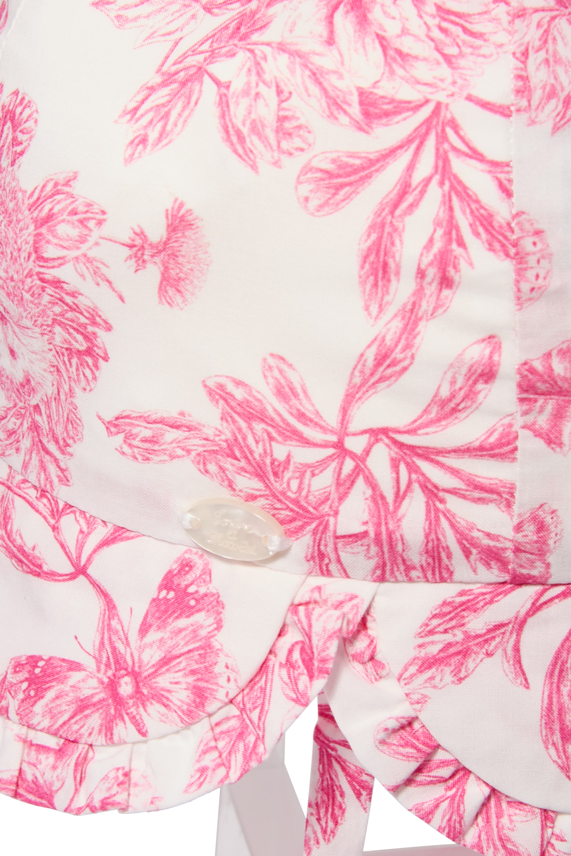 Kids Cotton Print Inspiration Toile de Jouy Bob Hat 