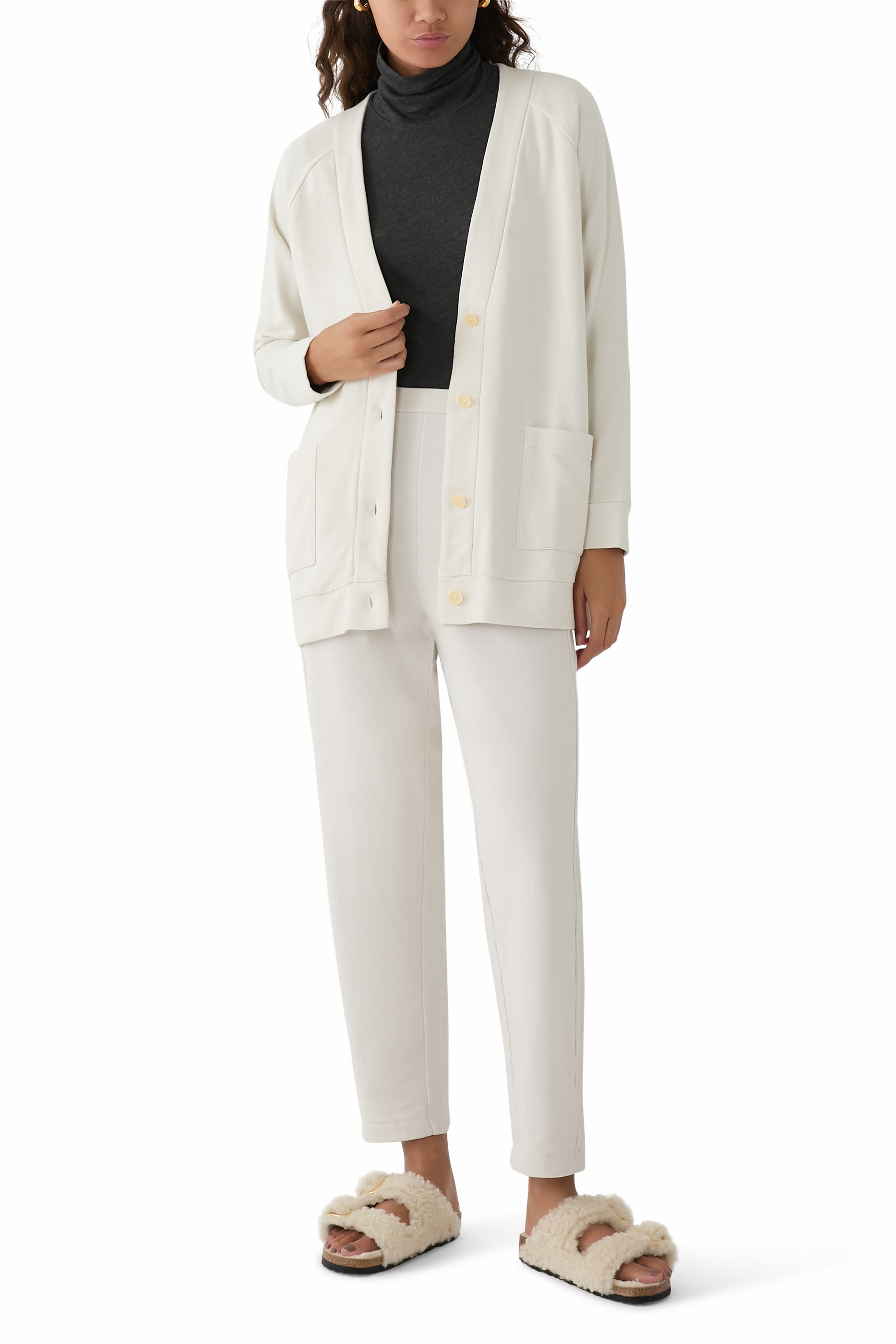 Sheer Knit Turtleneck Top