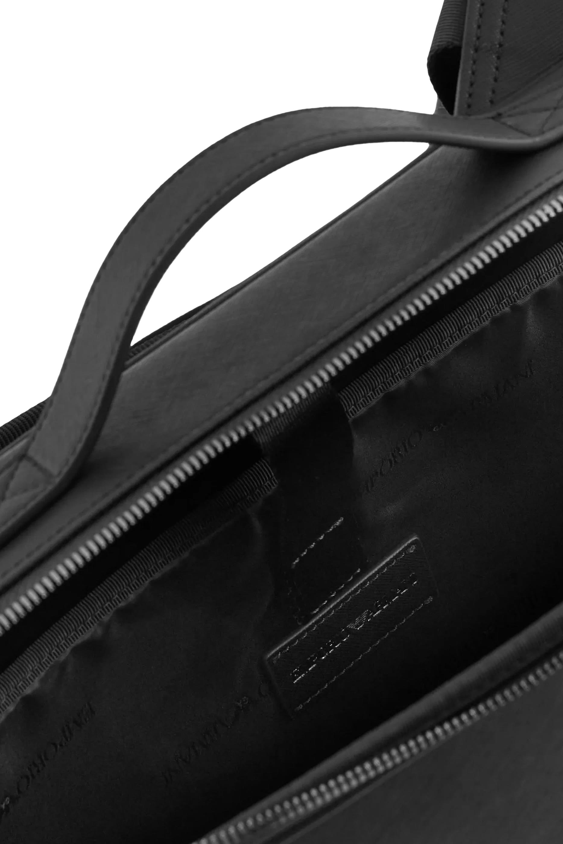 ASV Regenerated Saffiano and Recycled Nylon Business Bag