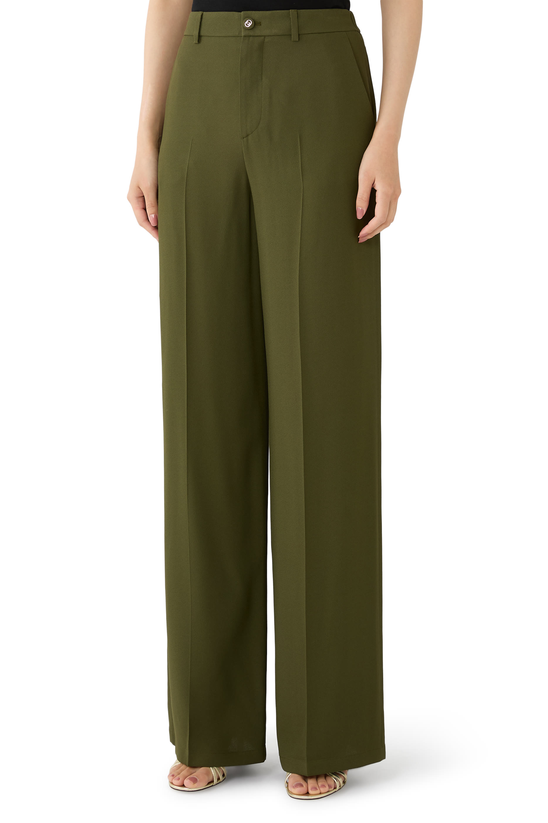 Wide-Leg Trousers