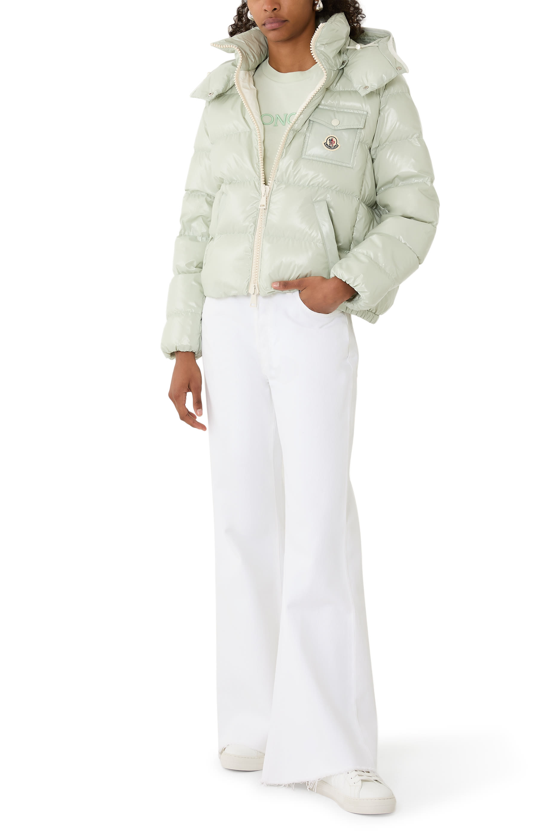 Andro Hooded Short Down Jacket