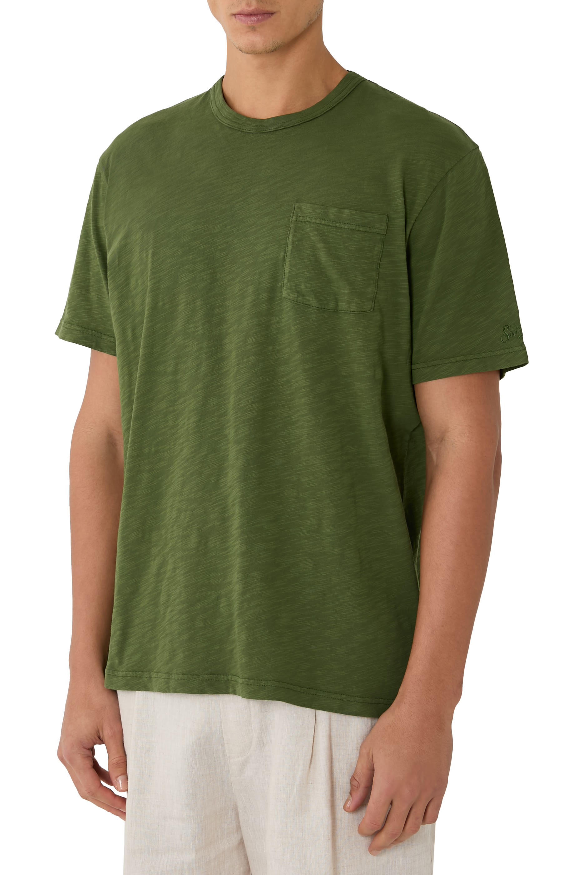 Linen Ecstasea T-shirt With Pocket
