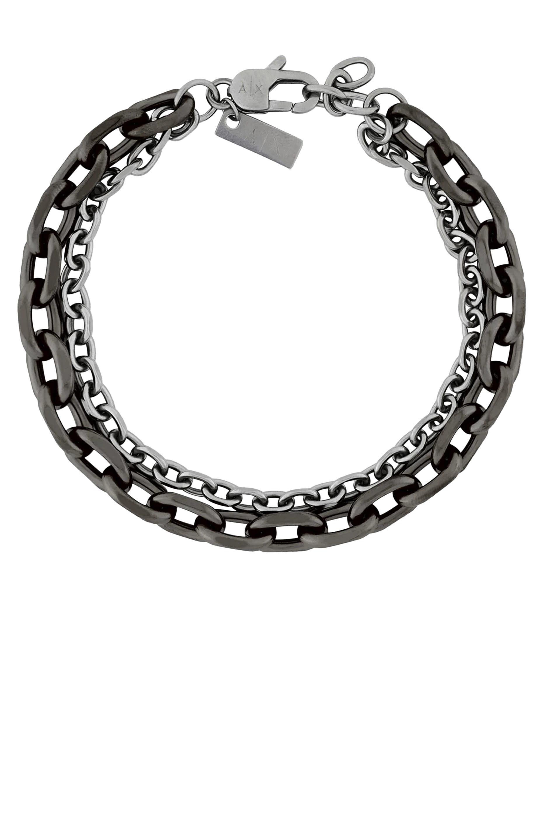 Stainless Steel Double Chain Bracelet