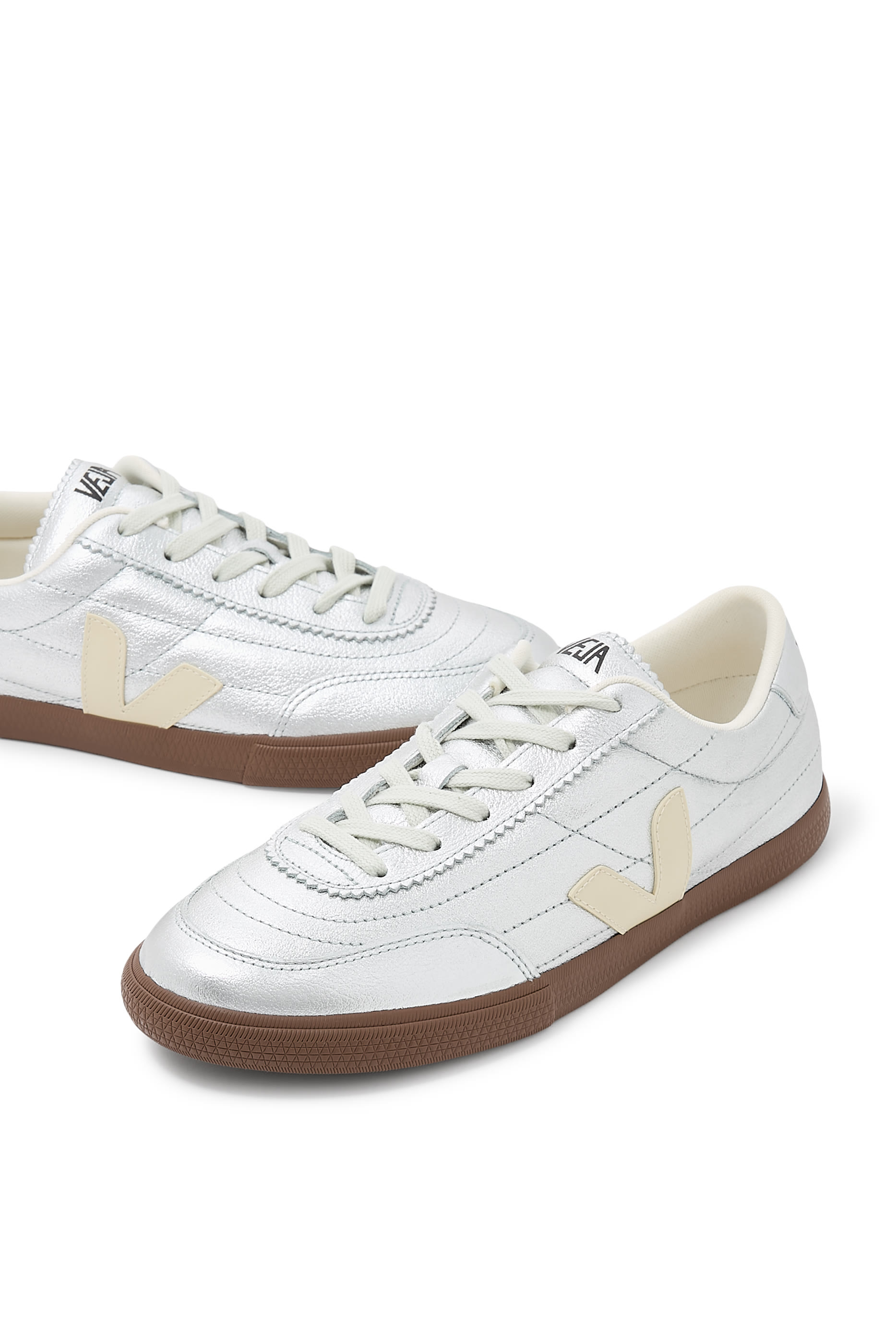  Panenka Metallic Leather Sneakers 