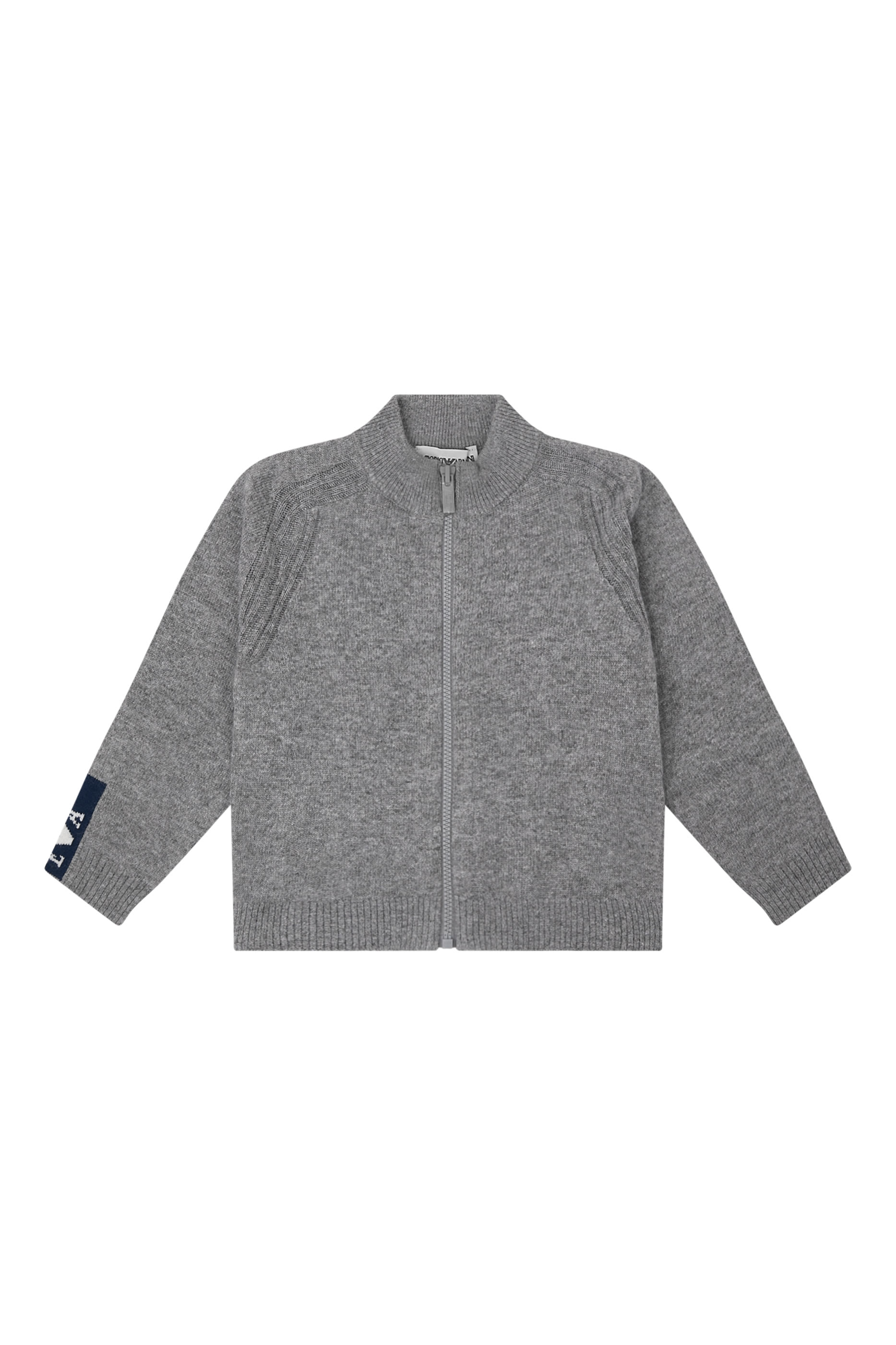 Kids EA Logo Zip Knit Cardigan