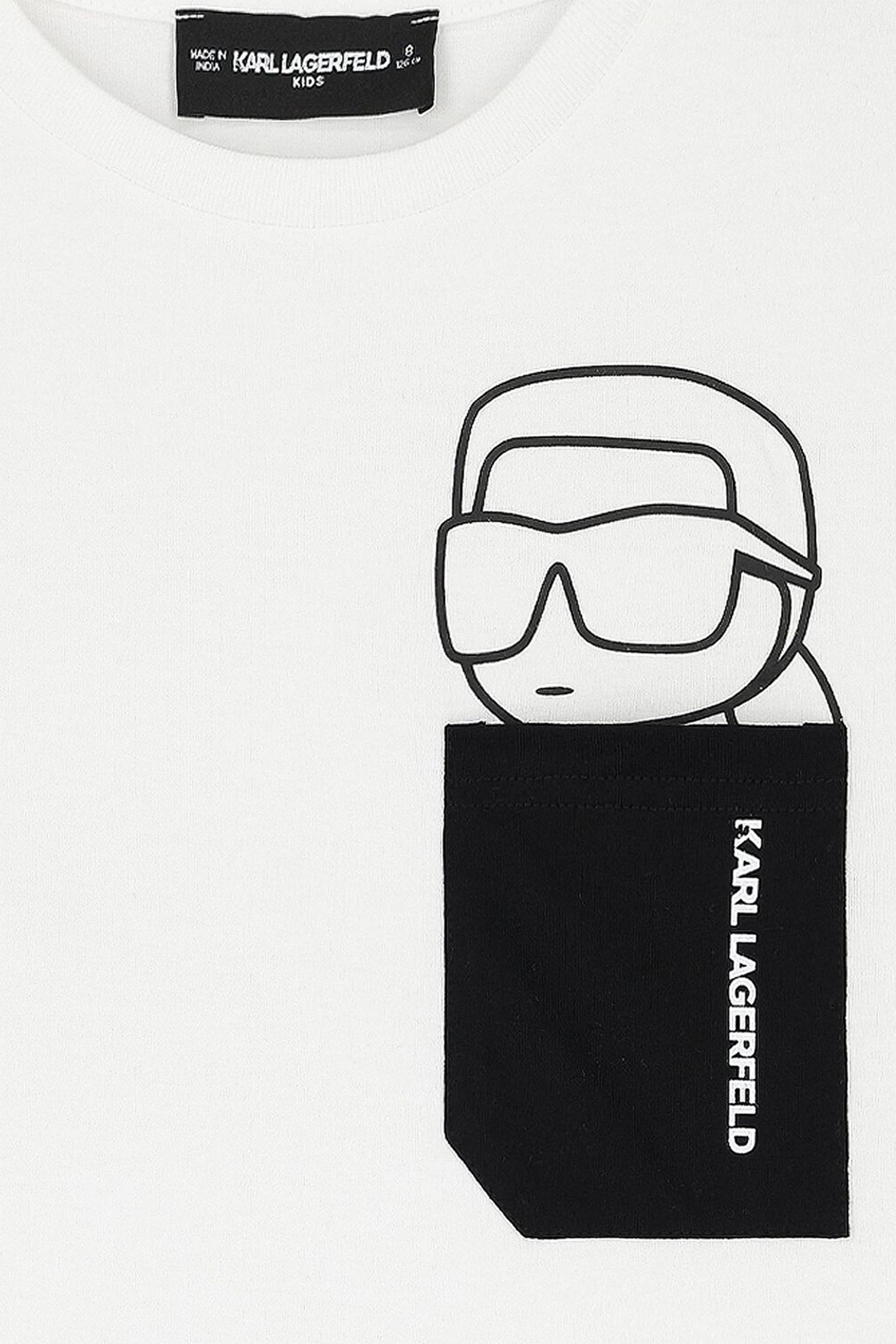 Kids Logo Front Patched Pocket T-Shirt