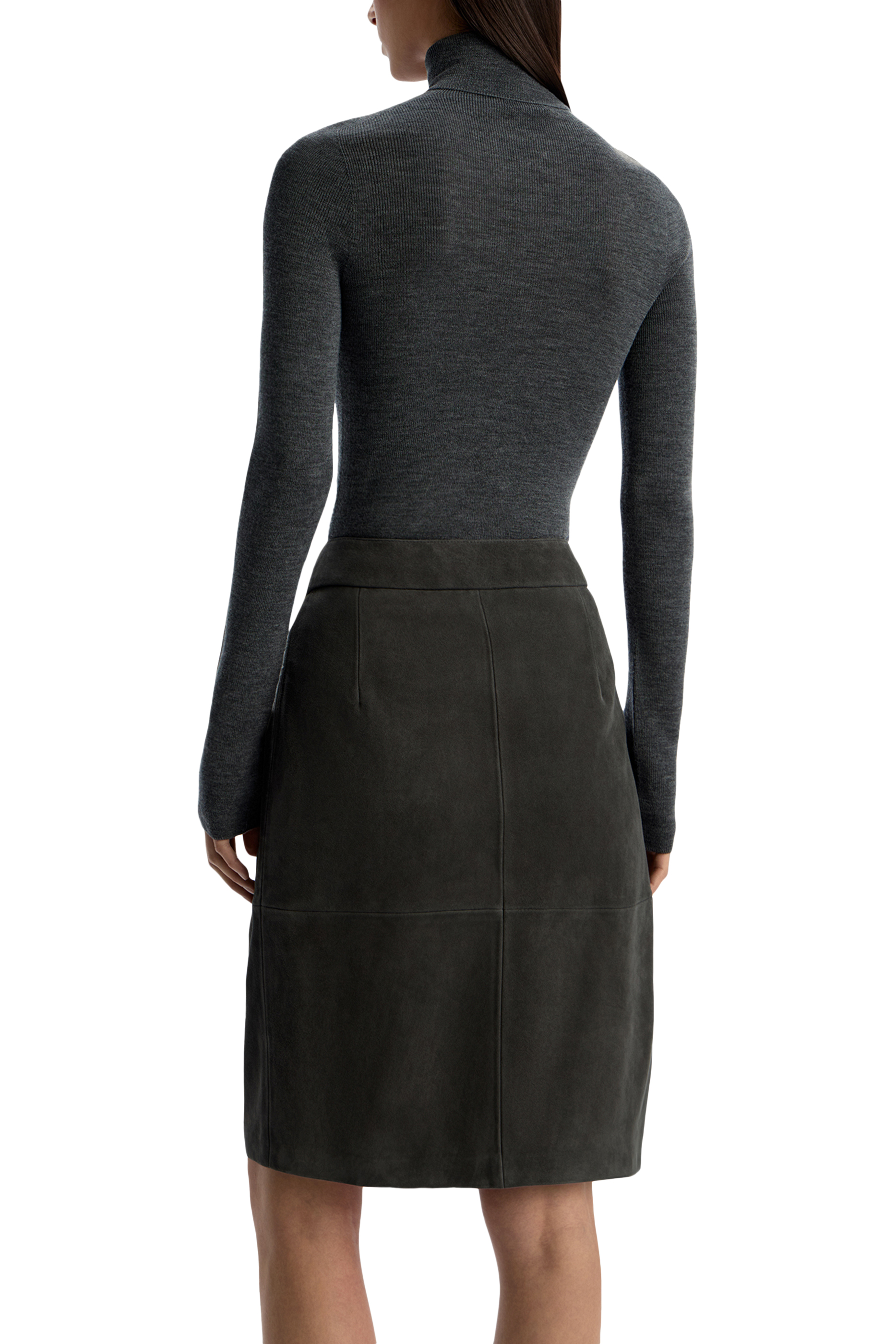 Ribbed Merino Turtleneck