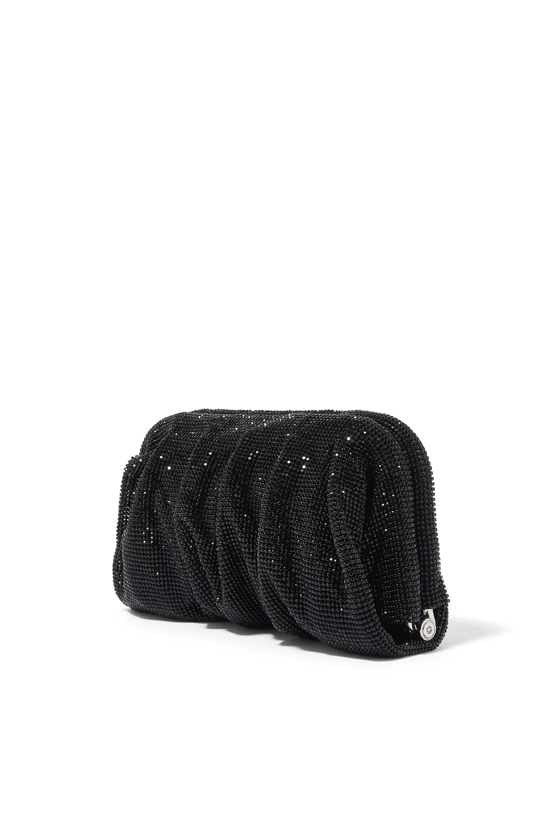 Venus La Grande Rhinstone Mesh Clutch