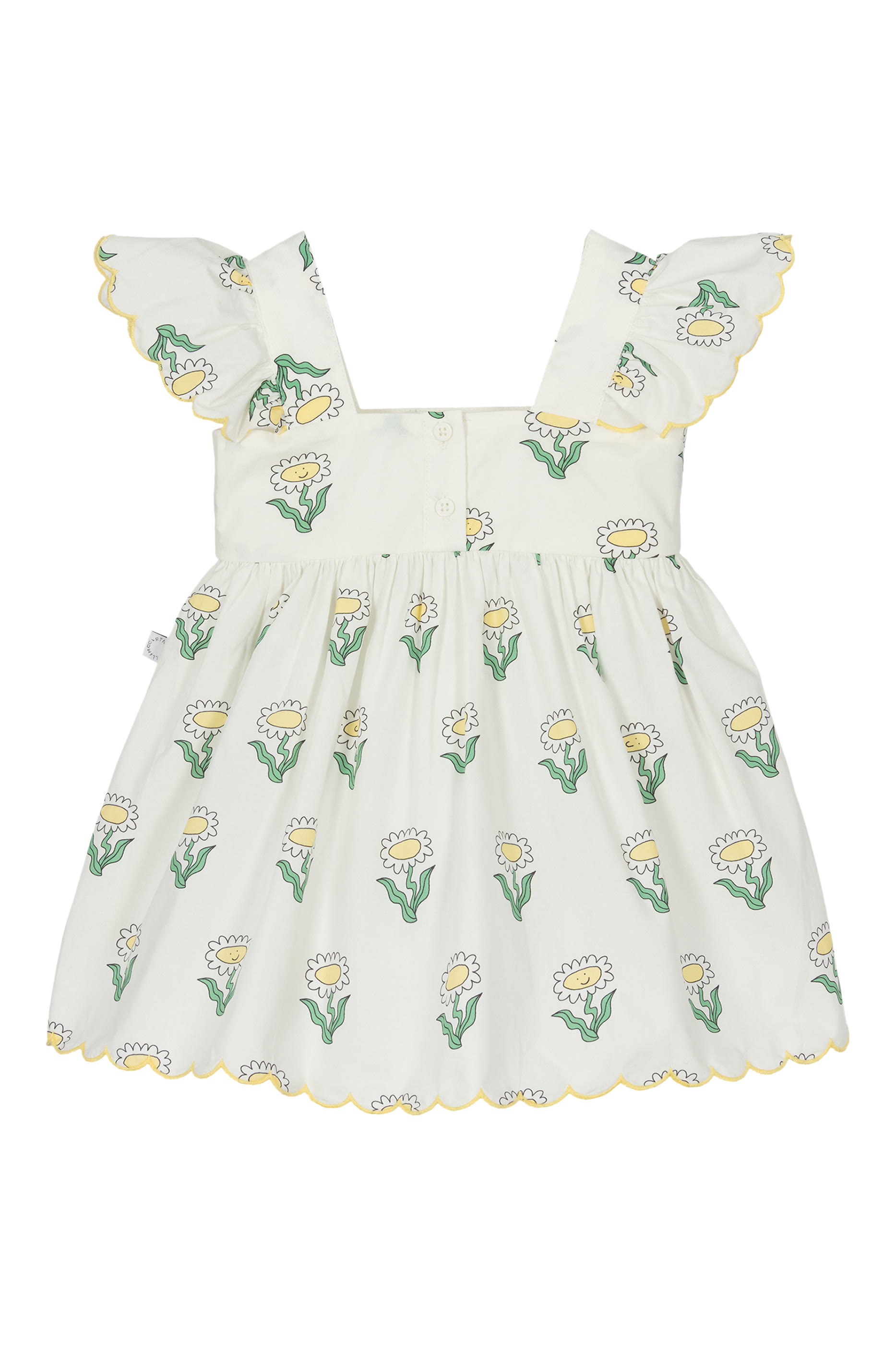 Kids Sunflower Print Dress & Bloomers Set