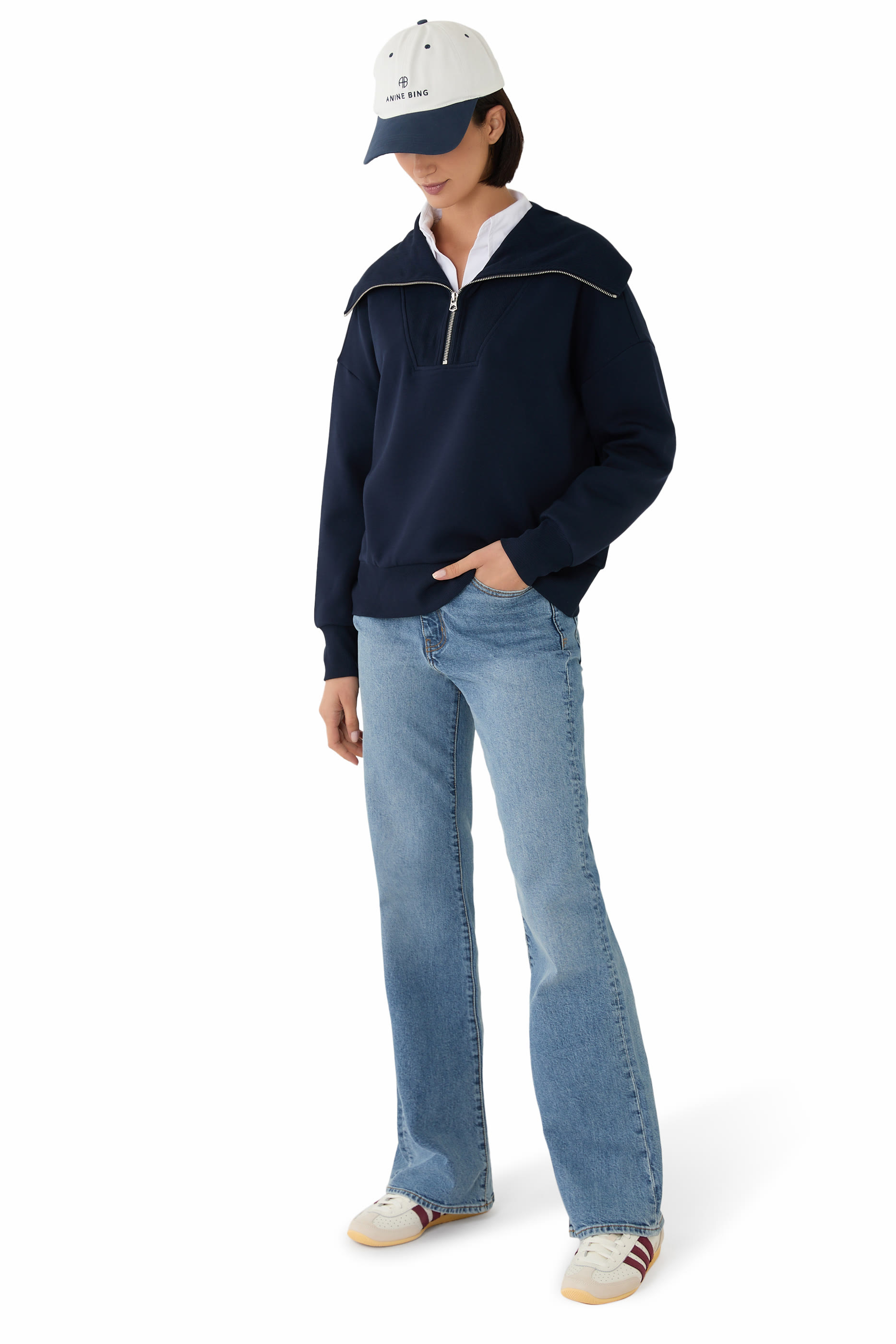 Catherine Half-Zip Sweatshirt