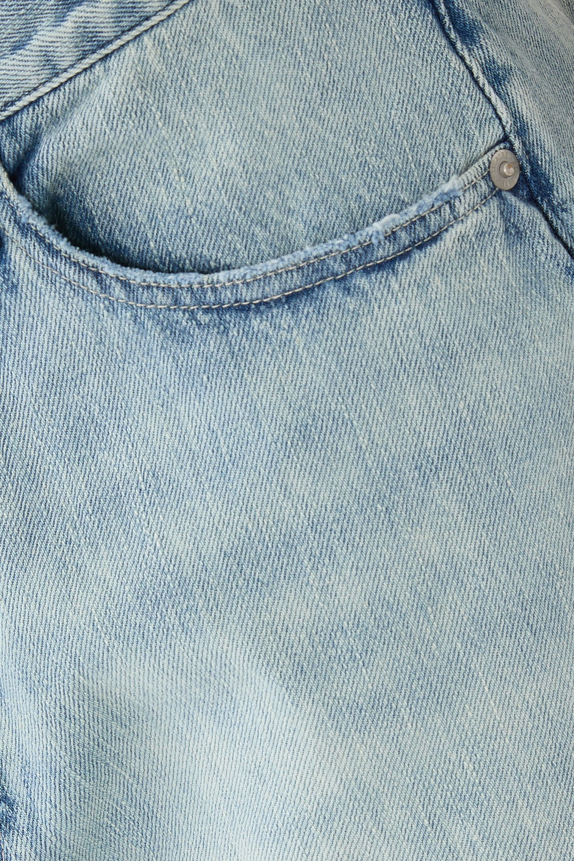 Faded Selvedge Light Denim Pants 