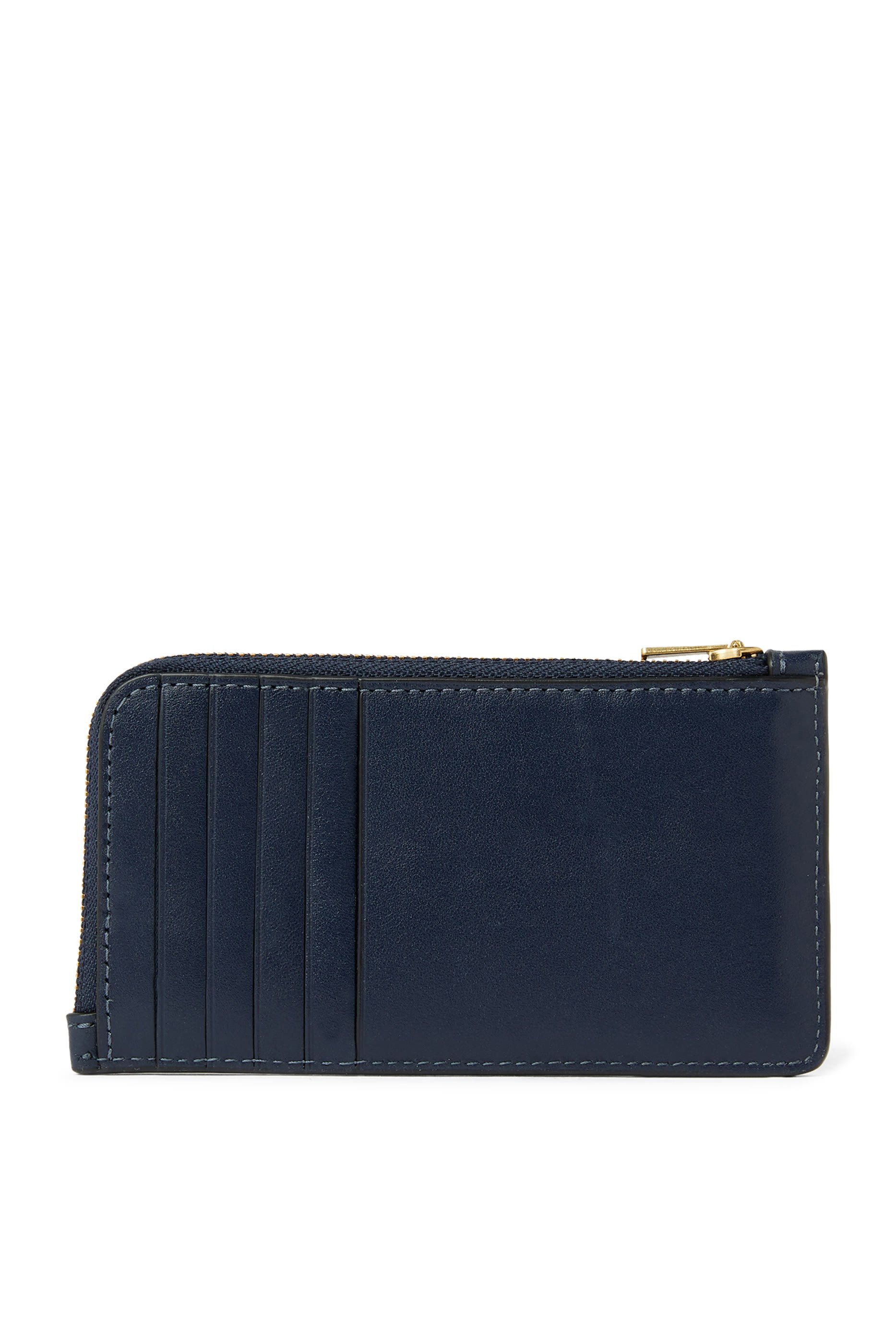 Leather Zip Around Wallet