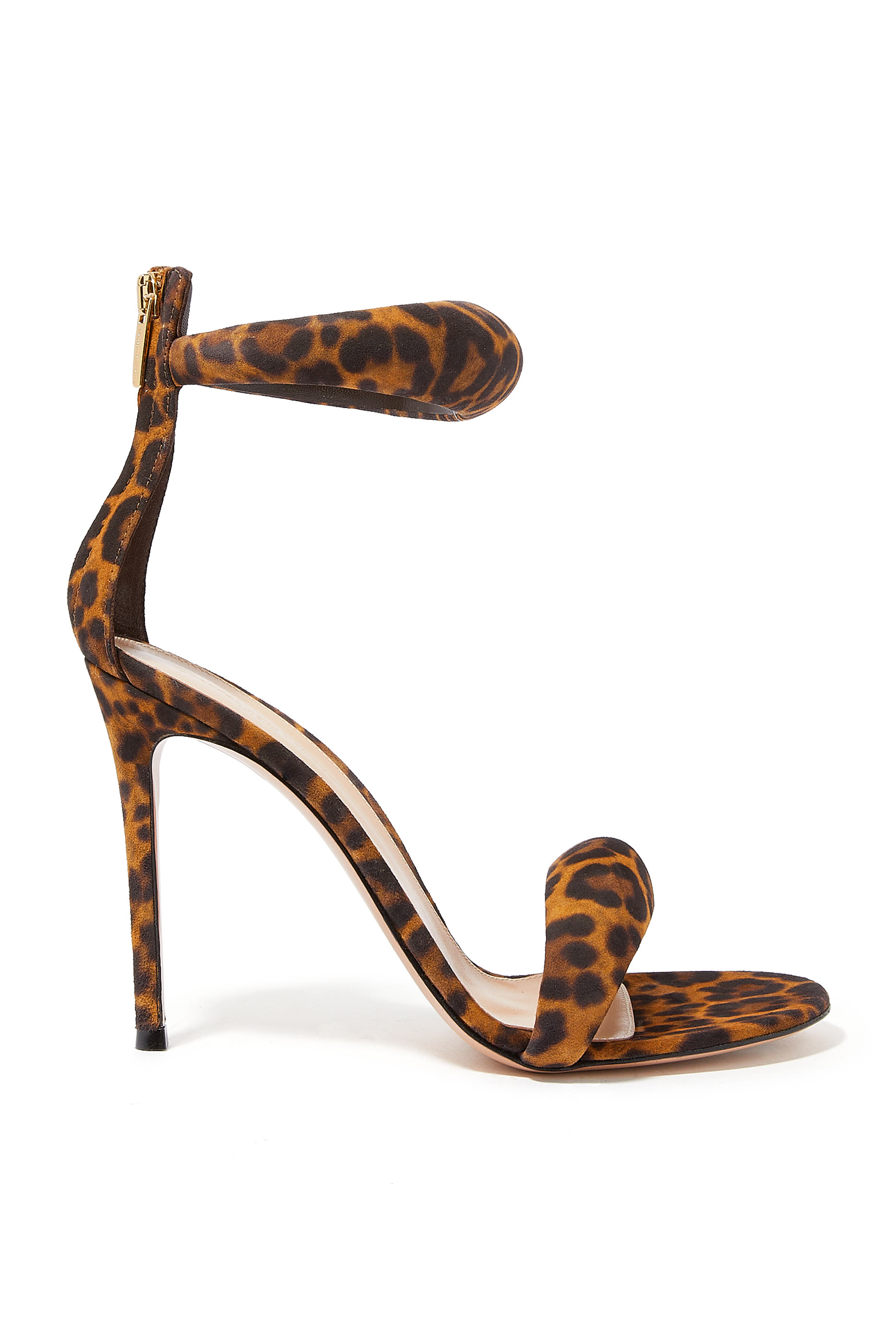 Bijoux Leopard Print 105 Suede Sandals